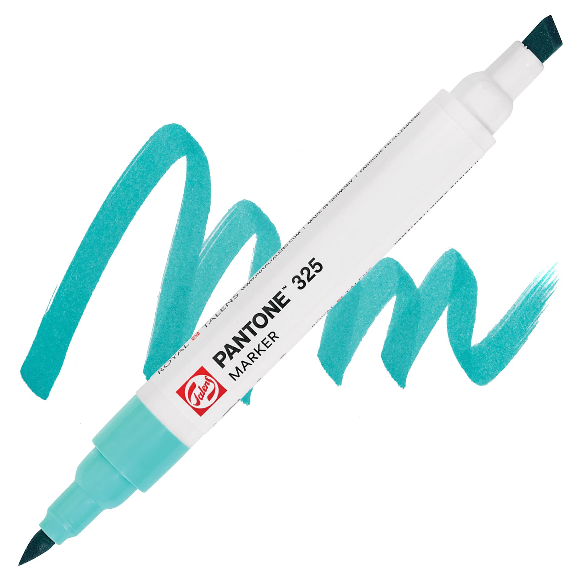 Pantone Dual Tip Marker - 325, swatch and marker