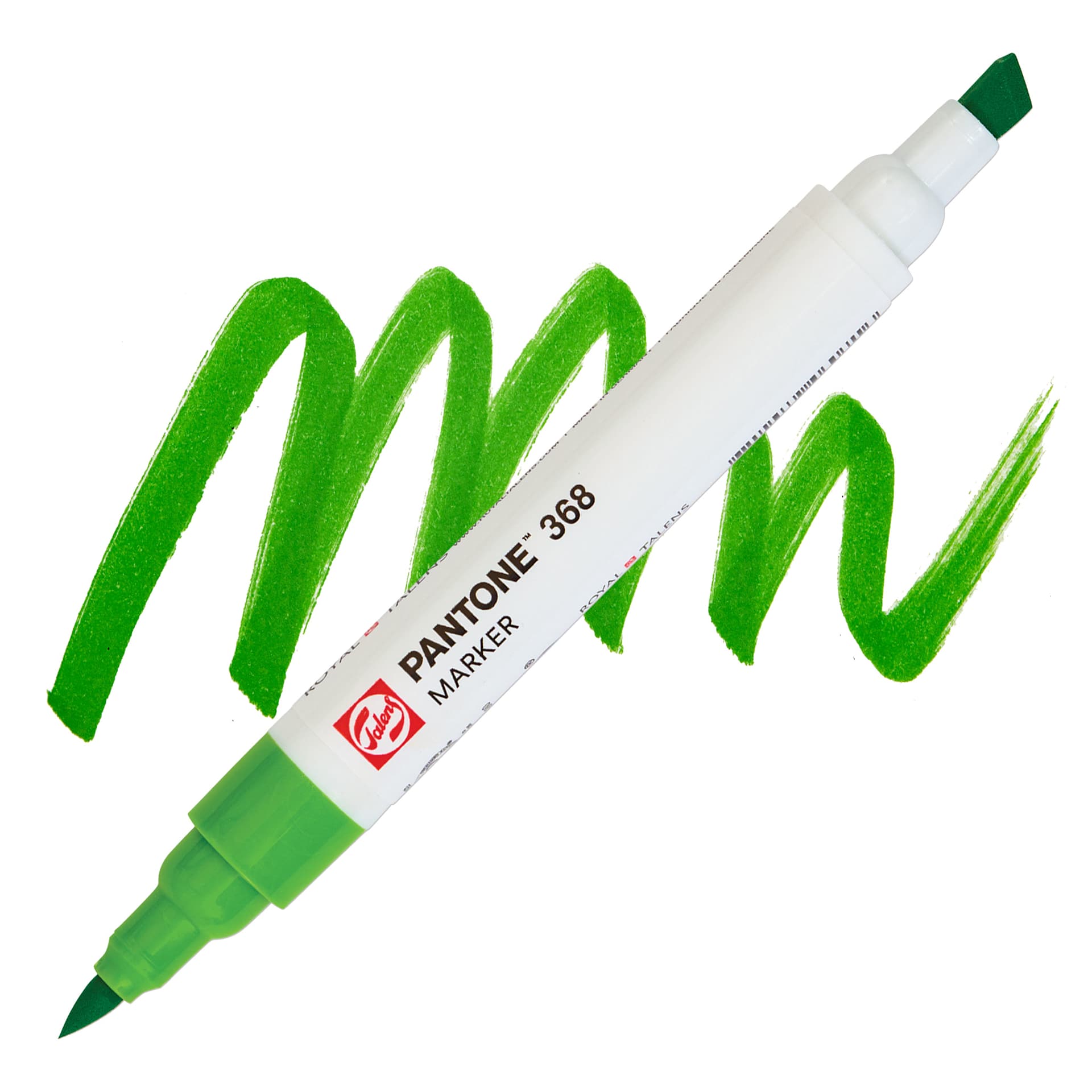 Pantone Dual Tip Marker - 368, swatch and marker