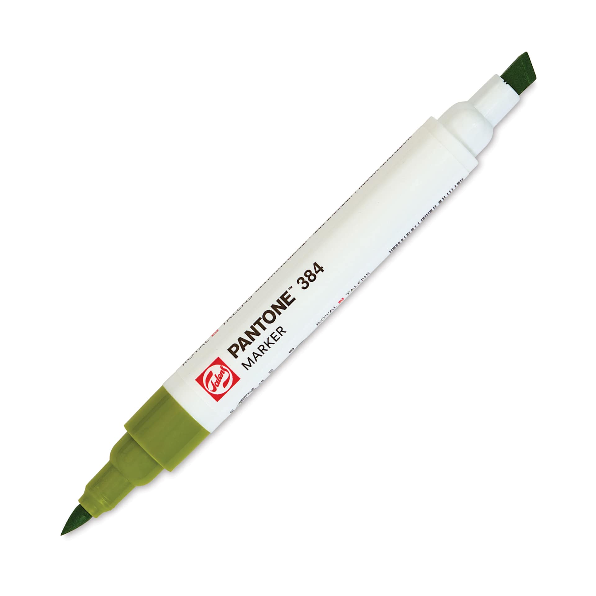 Pantone Dual Tip Marker - 384, marker with caps off