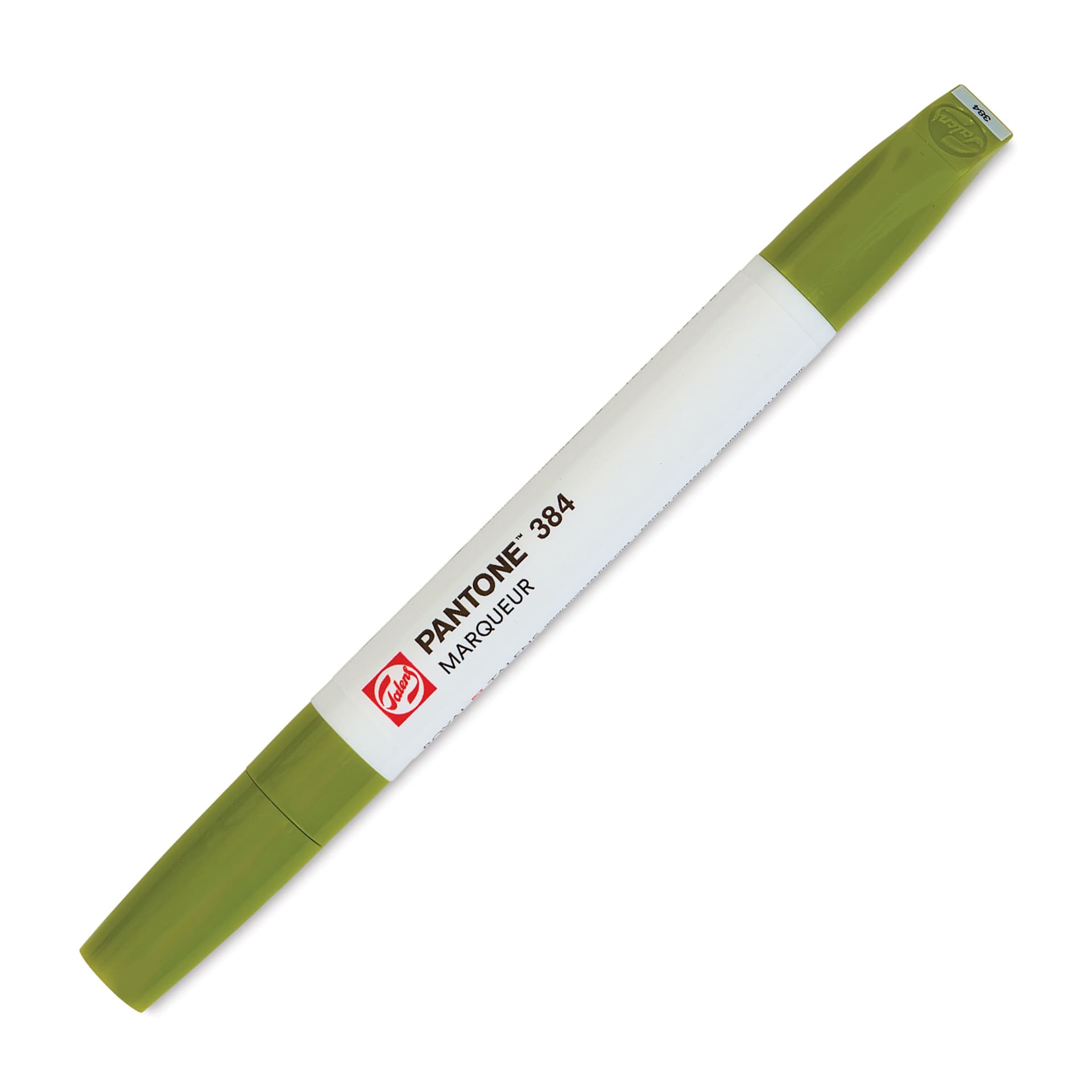 Pantone Dual Tip Marker - 384, marker with caps on