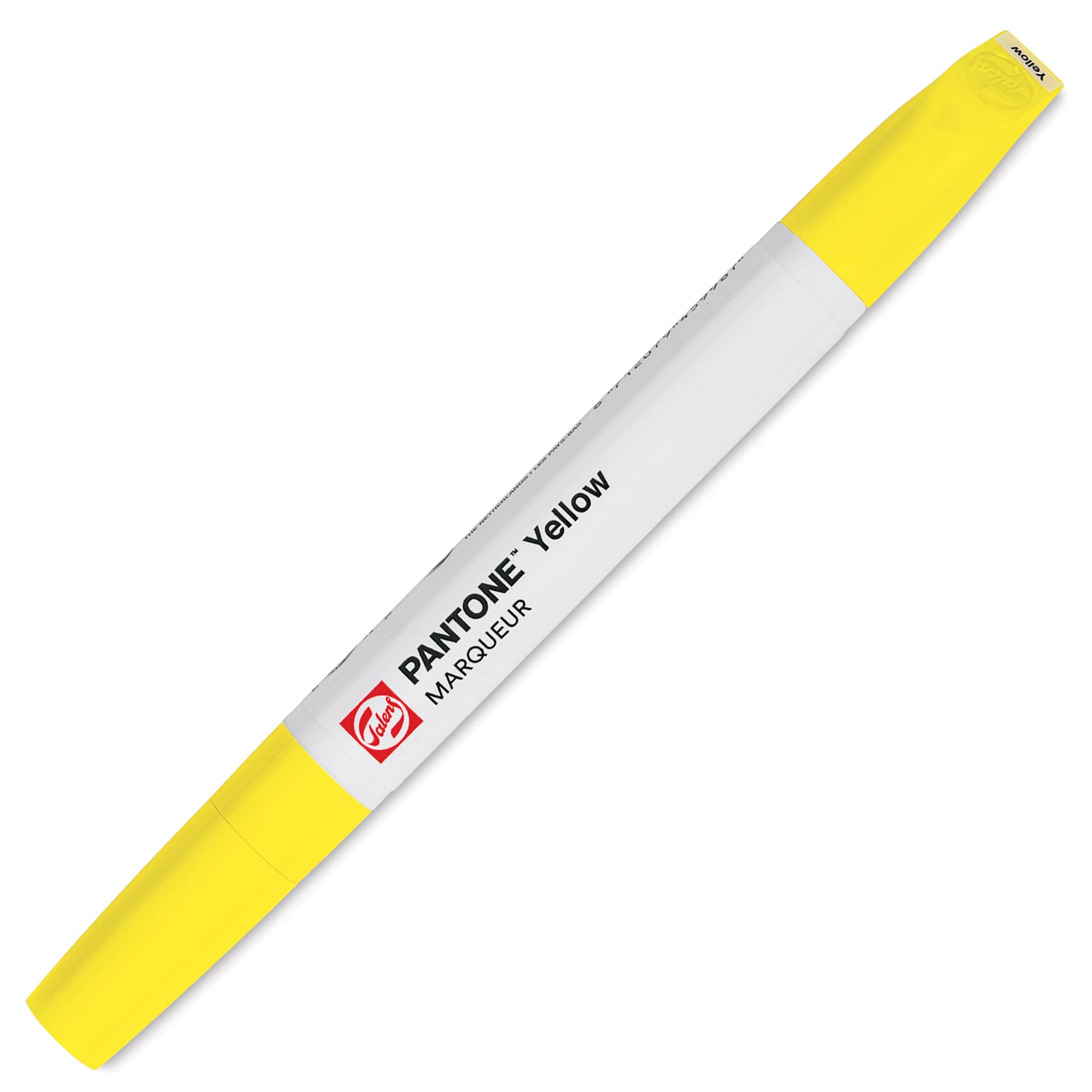 Pantone Dual Tip Marker - Yellow, caps on