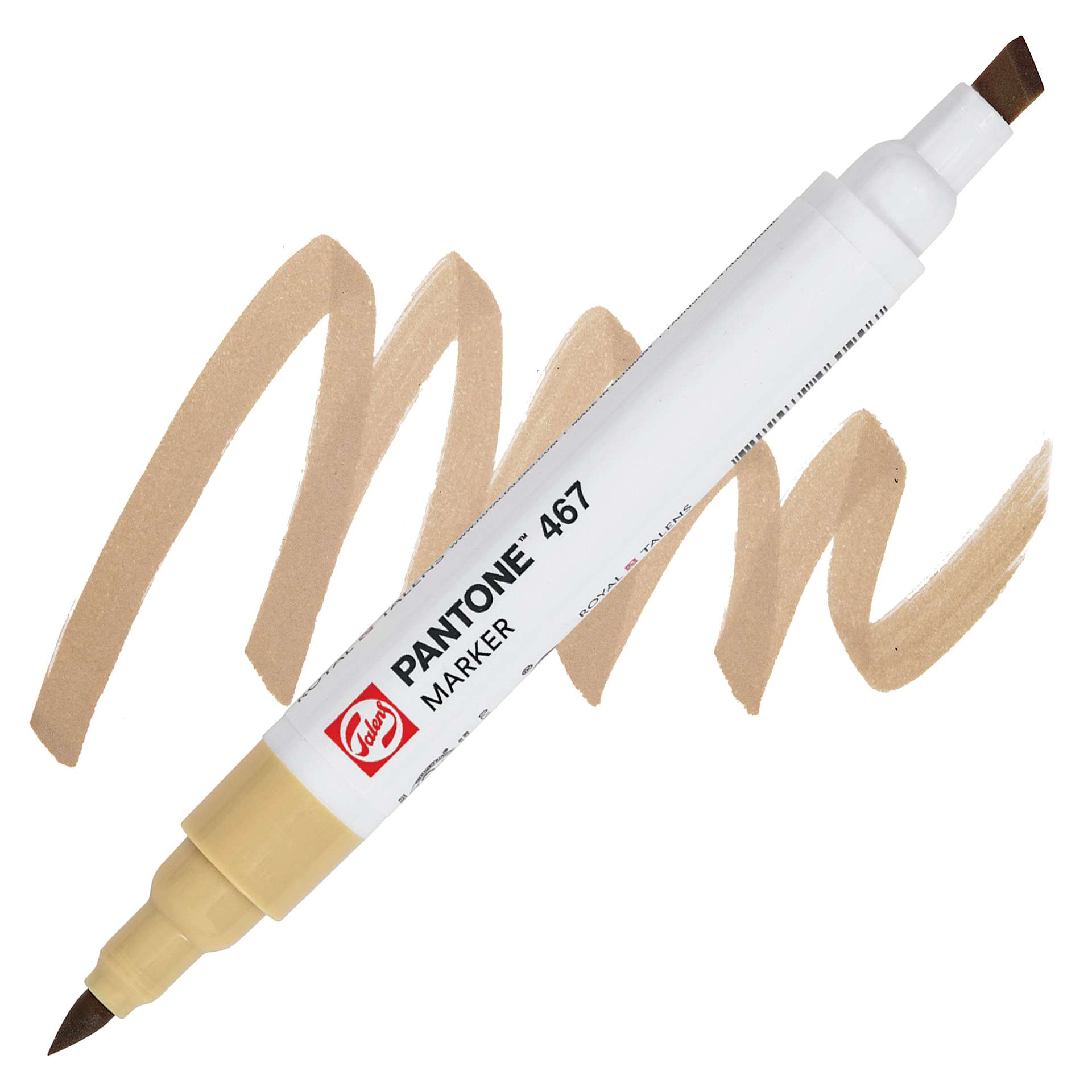 Pantone Dual Tip Marker - 467, swatch and markers