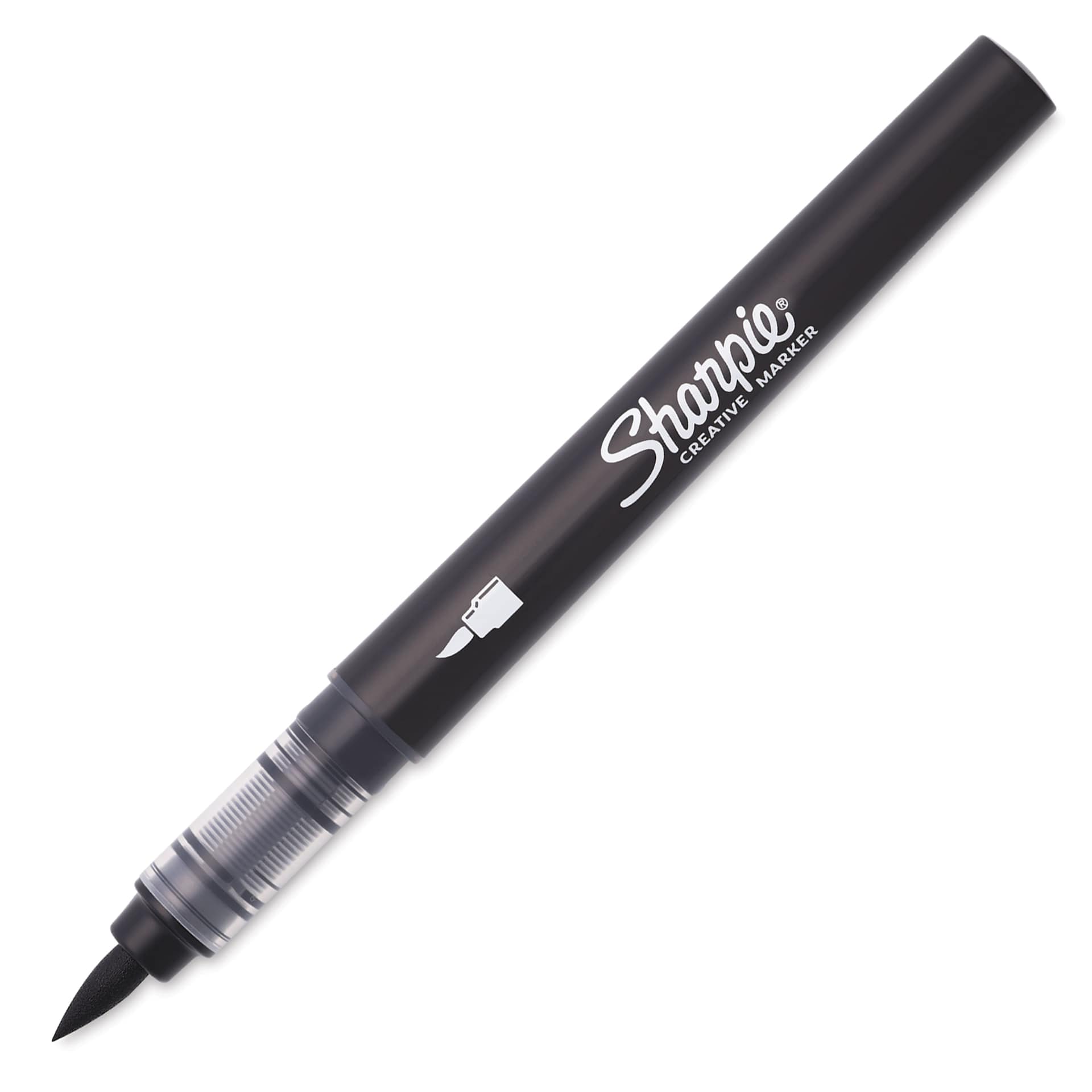 Sharpie Creative Acrylic Marker - Black, Brush Tip