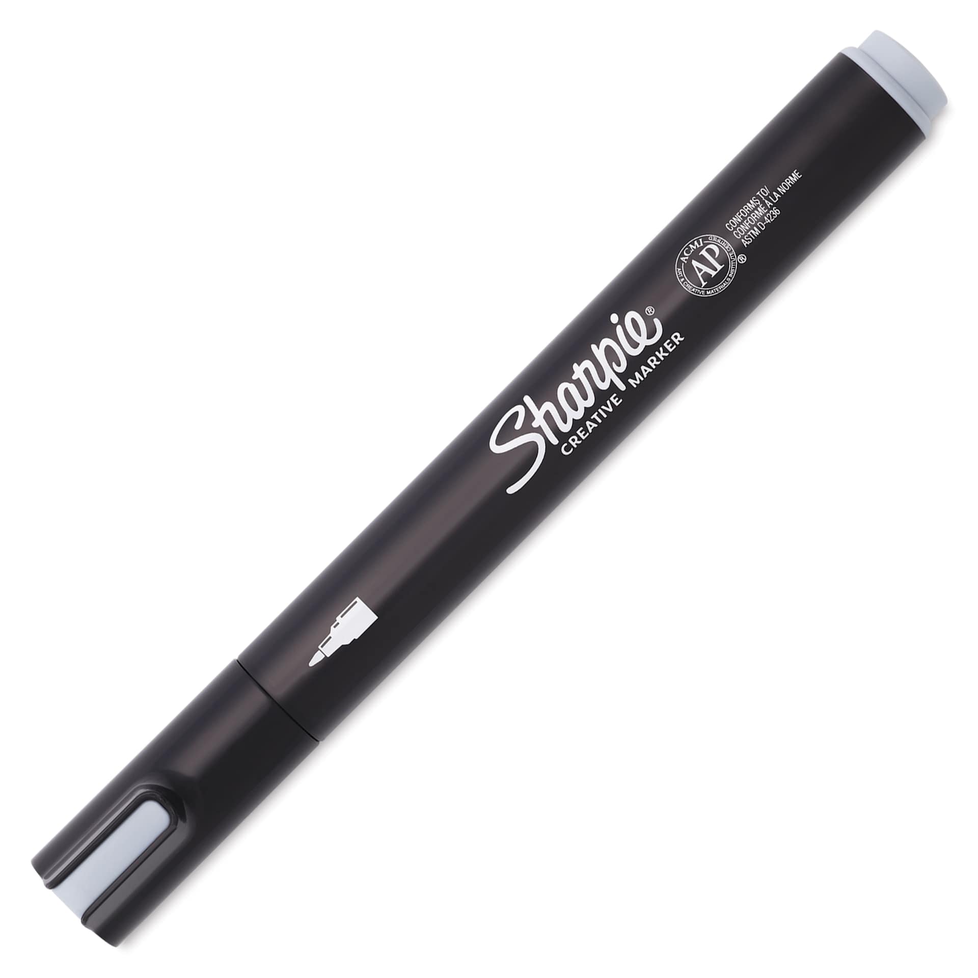 Sharpie Creative Acrylic Marker - Cool Gray, Bullet Tip - with cap on