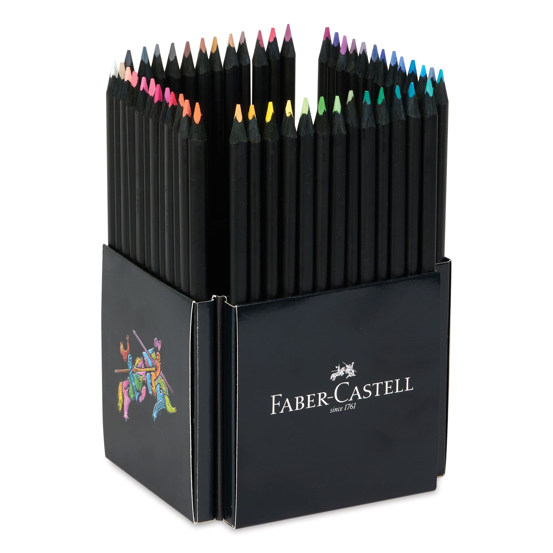 Faber-Castell Black Edition Colored Pencils - Set of 50, inside included pencil holder Faber-Castell Black Edition Colored Pencils - Set of 50, inside included pencil holder