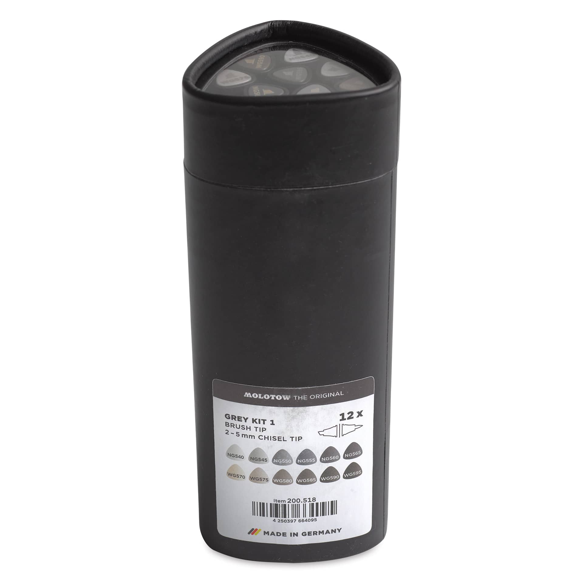 Molotow Sketcher Twin Graphic Markers - Grey Kit 1, front of the packaging