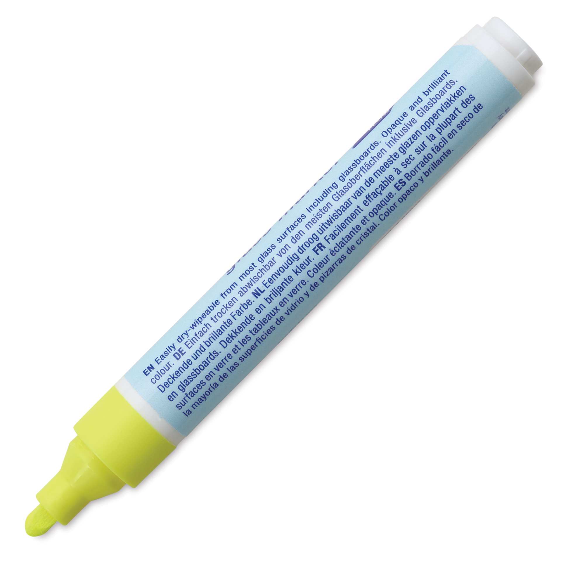 Edding 95 Glass Marker - Yellow, side of the marker barrel