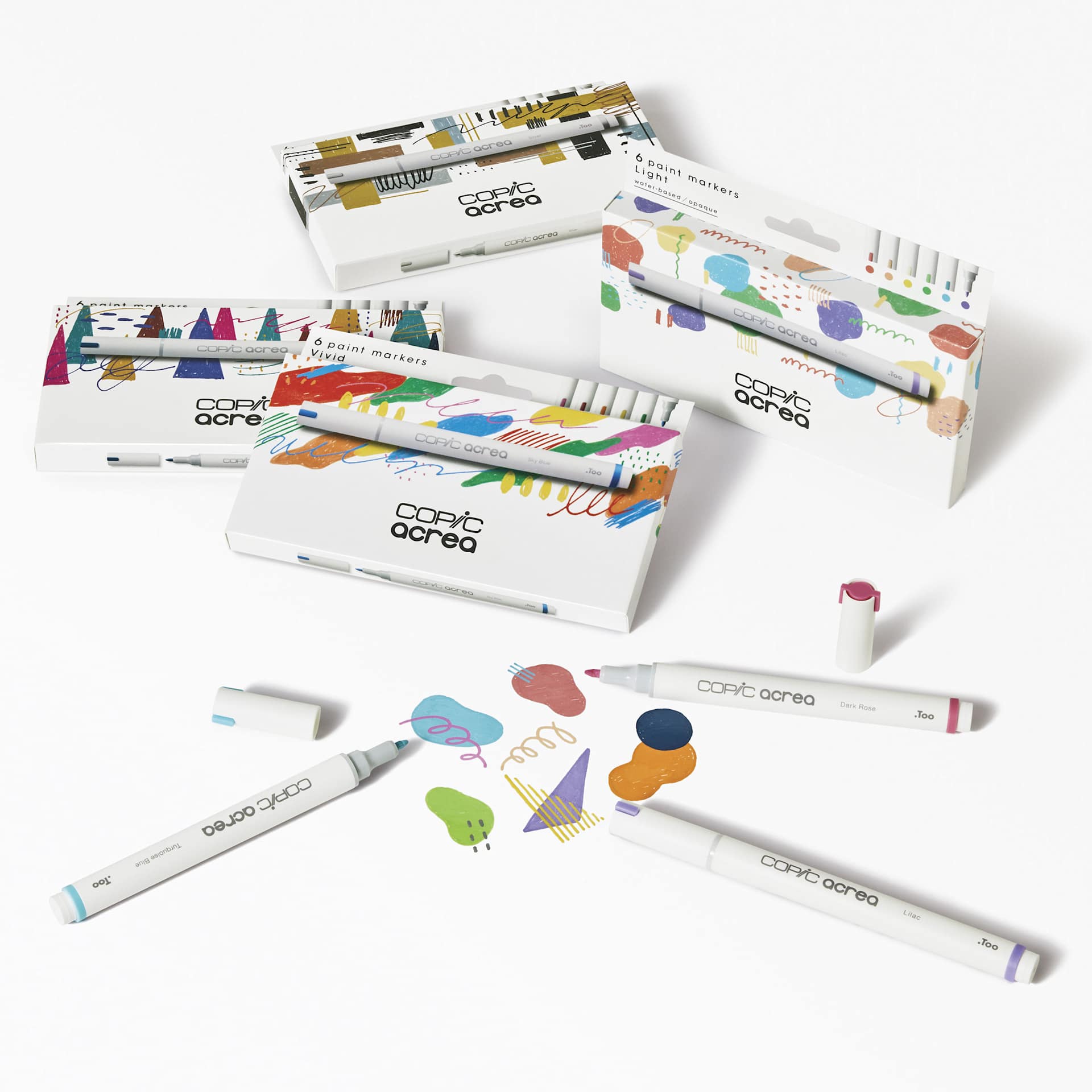 Copic Acrea Paint Markers and Sets Copic Acrea Paint Markers and Sets