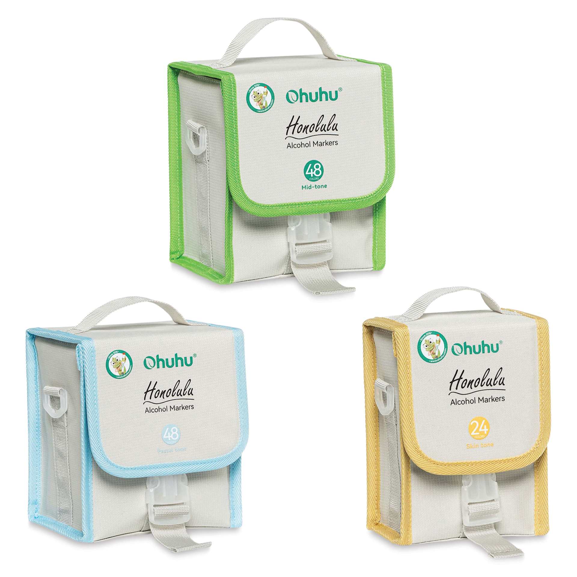 Ohuhu Honolulu Dual Tip Marker Sets - three sets