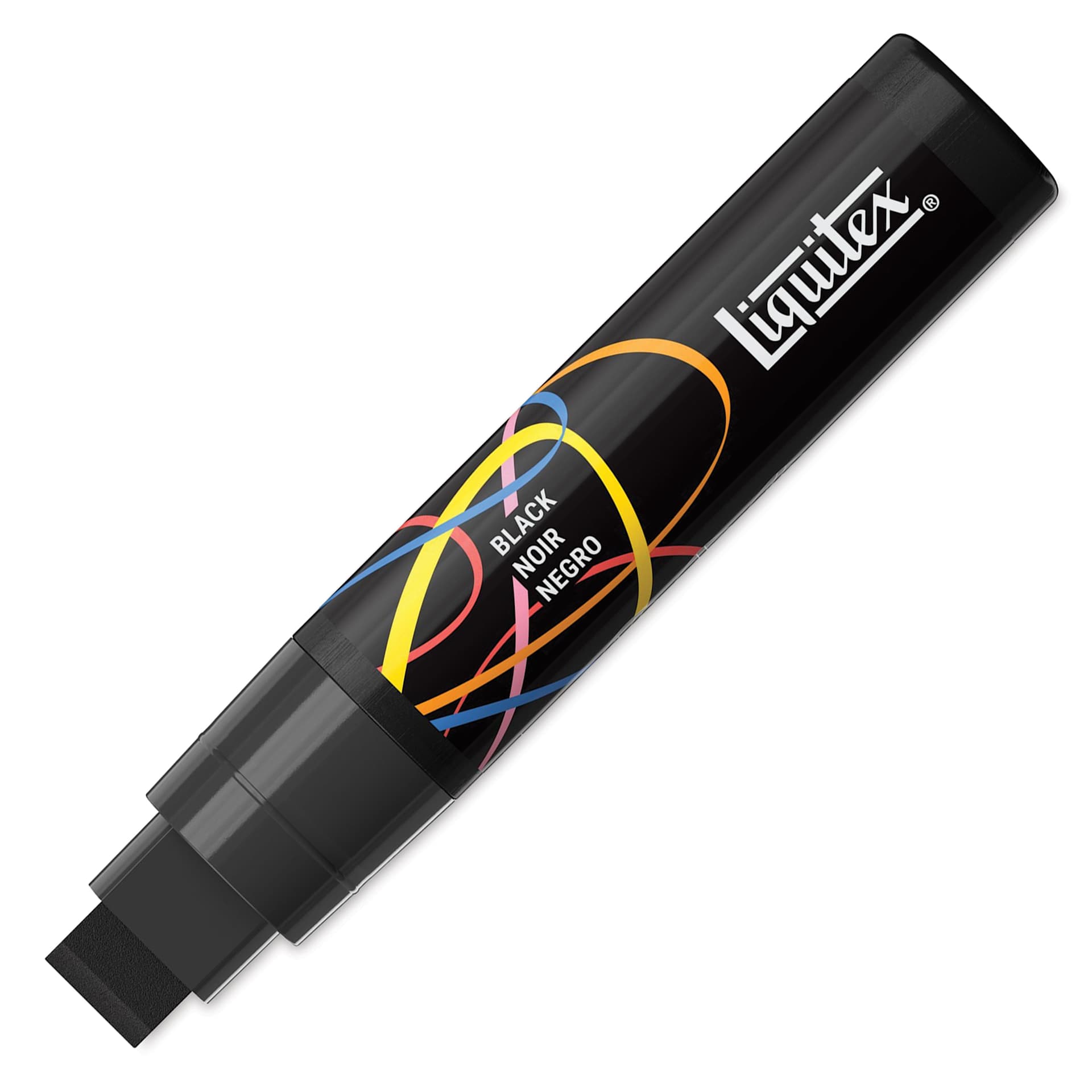 Liquitex Marker - Black, Chisel Tip, 15 mm