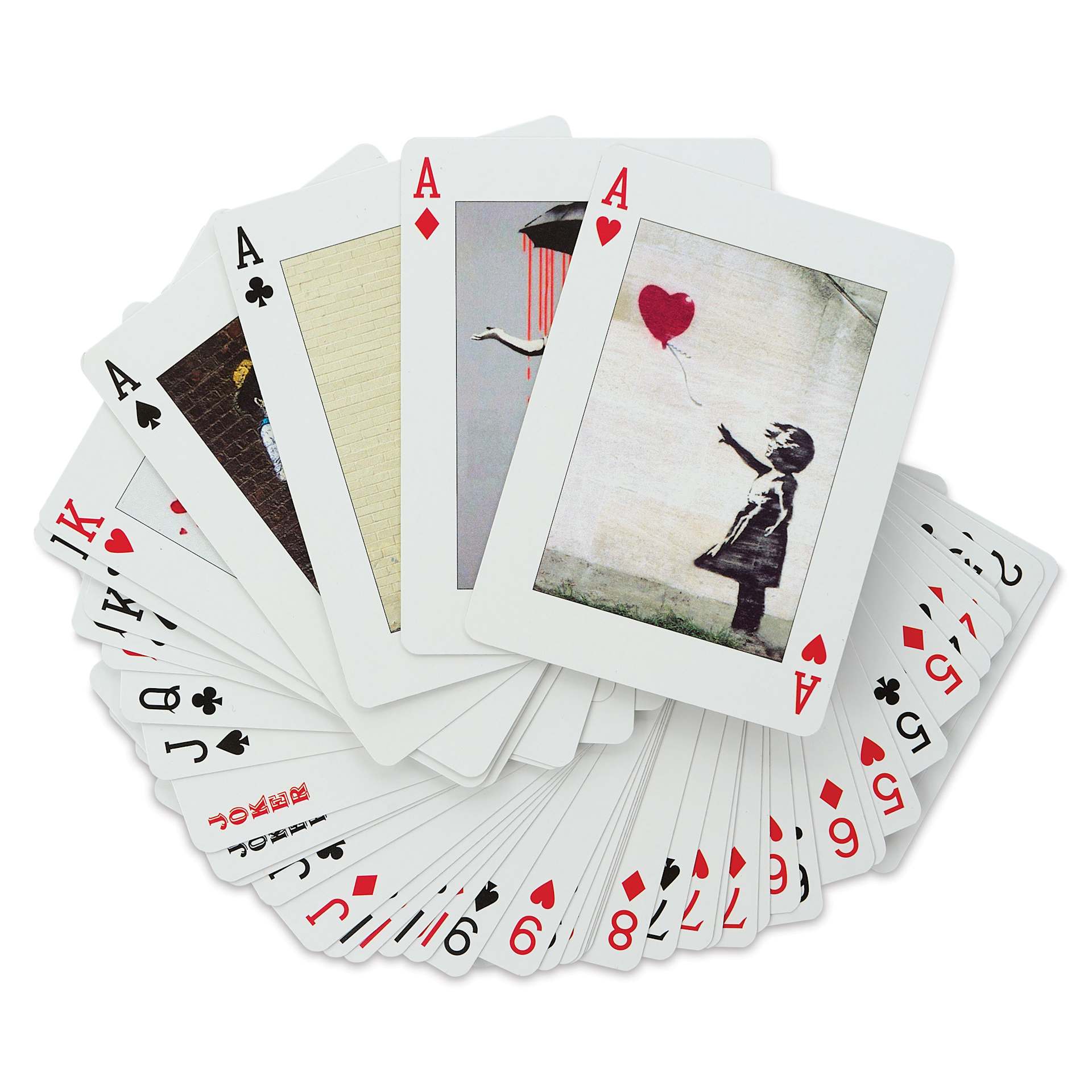 Piatnik Banksy Playing Cards - 2-1/2" x 3-1/2"