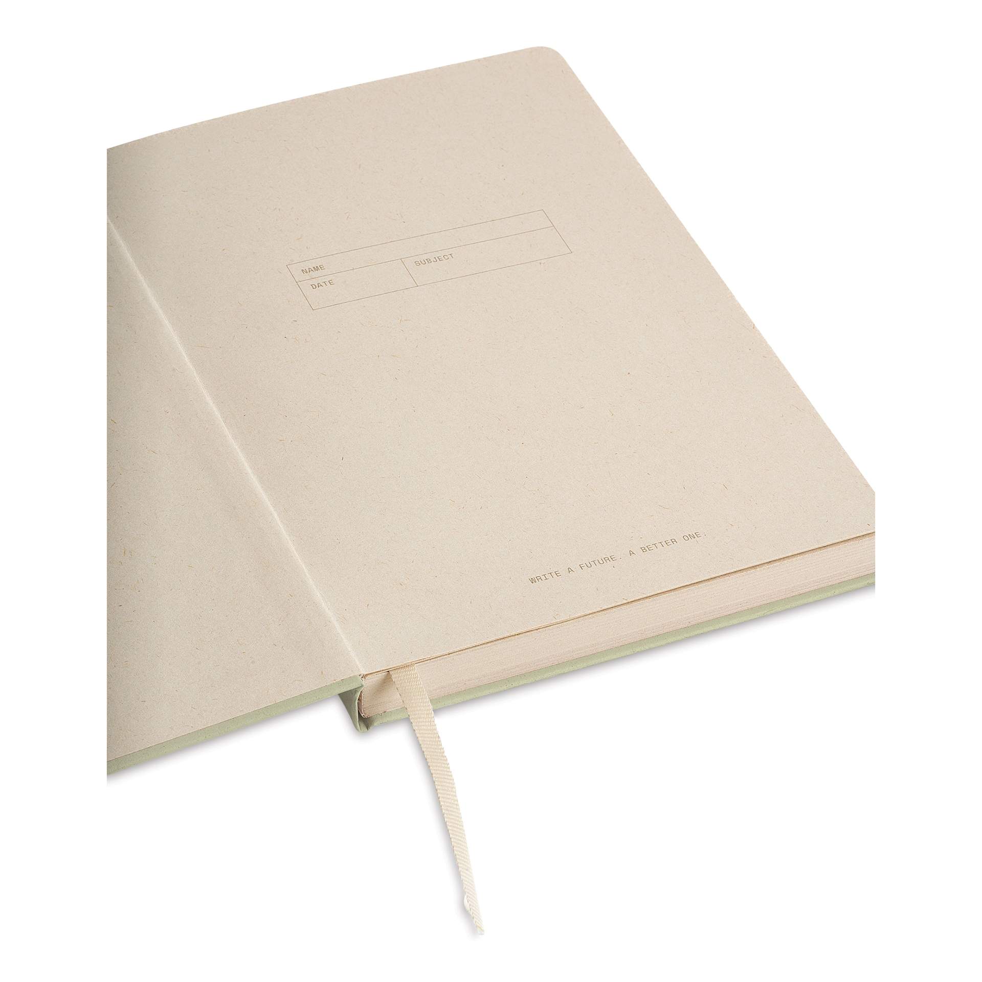Artik Hardcover Notebook - Kiwi, 5-3/4" x 8-1/4", Dot Grid, inside cover