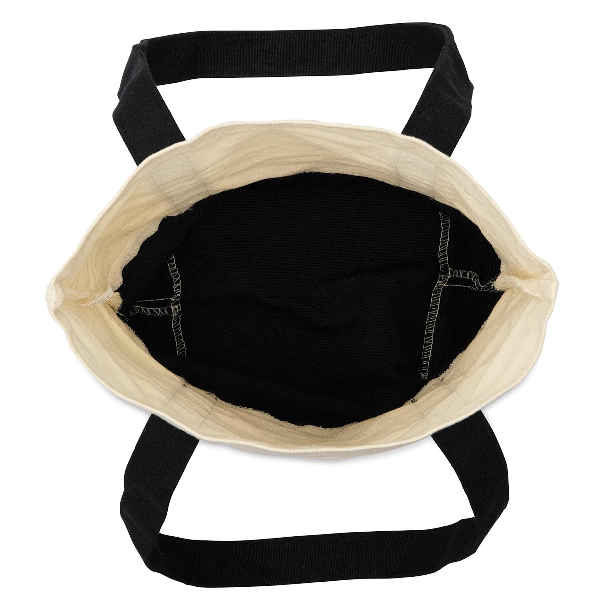 Blick Mini Canvas Tote - inside view of tote