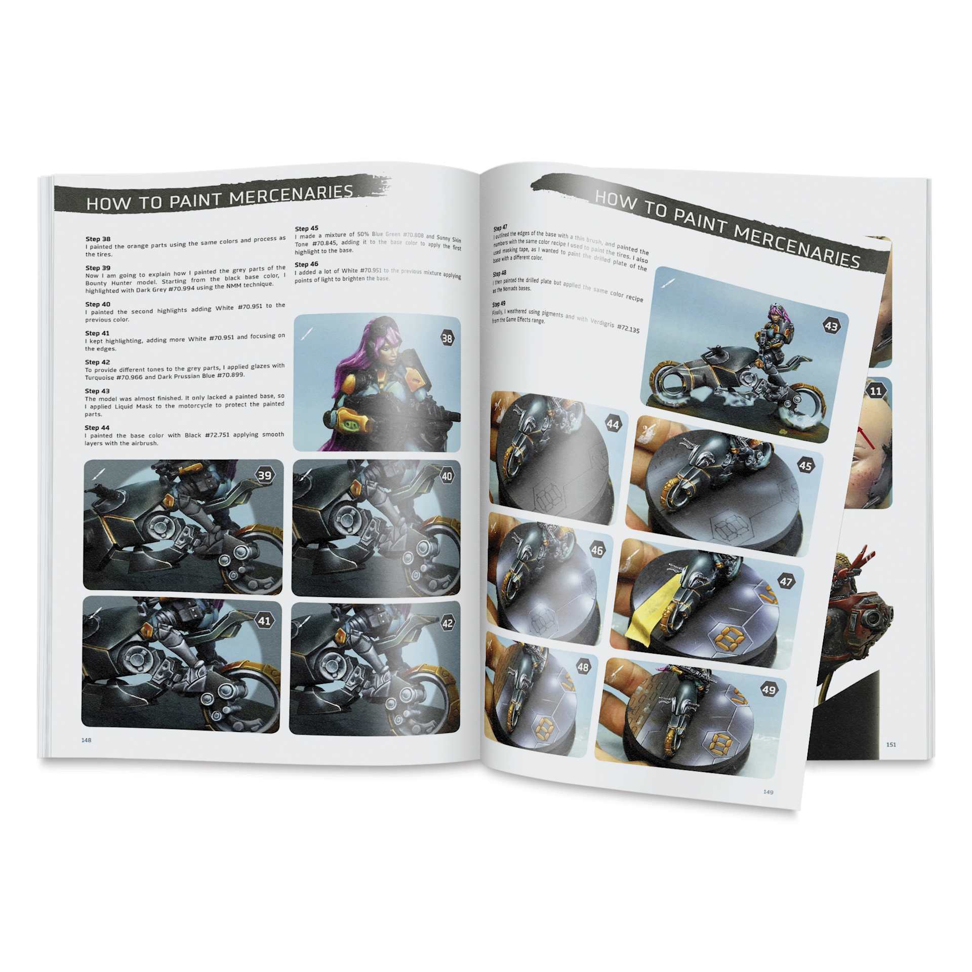 Vallejo Painting Miniatures from A to Z Masterclass Volume 2, how to paint mercenaries