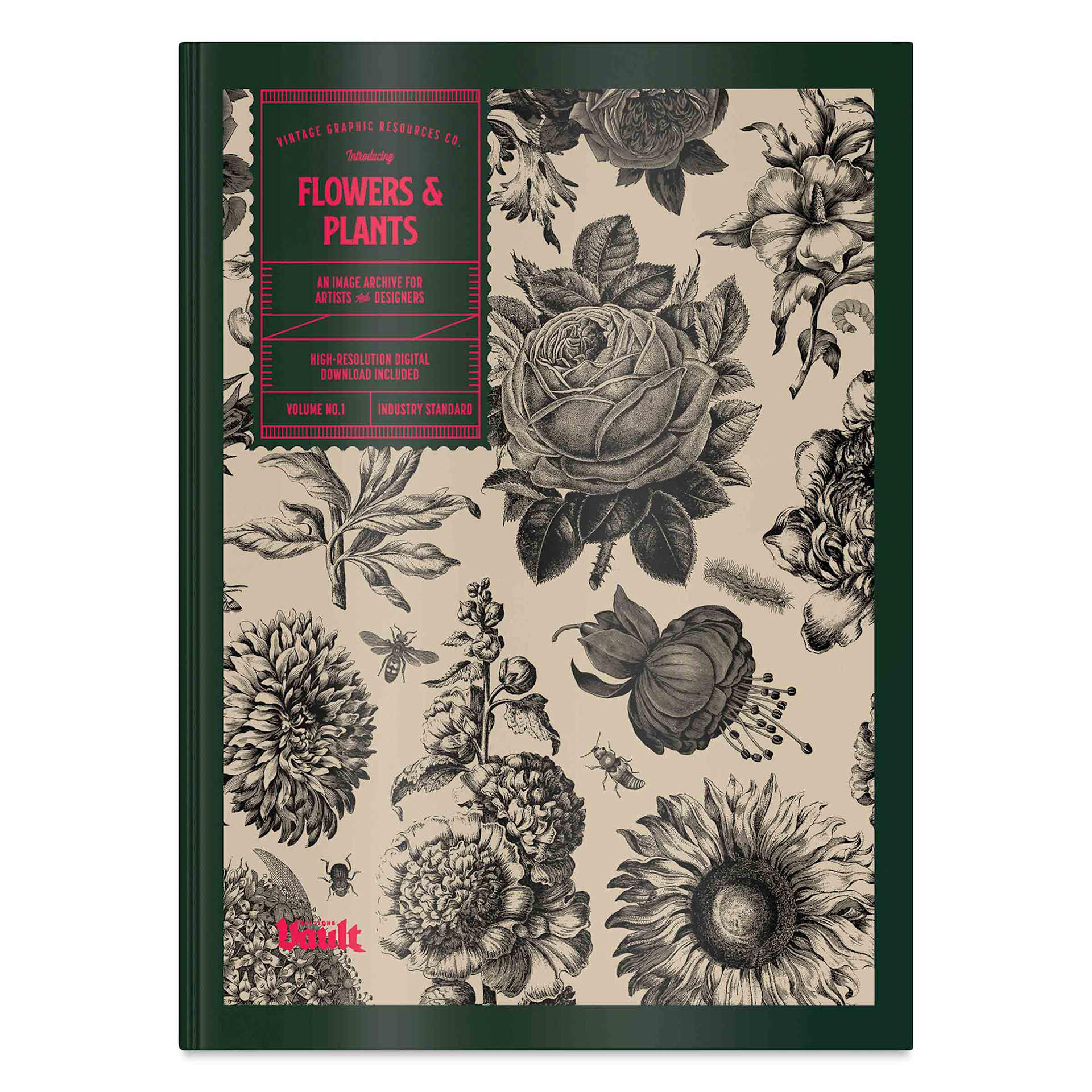 Vault Editions Flowers and Plants – An Image Archive for Artists and Designers, front cover