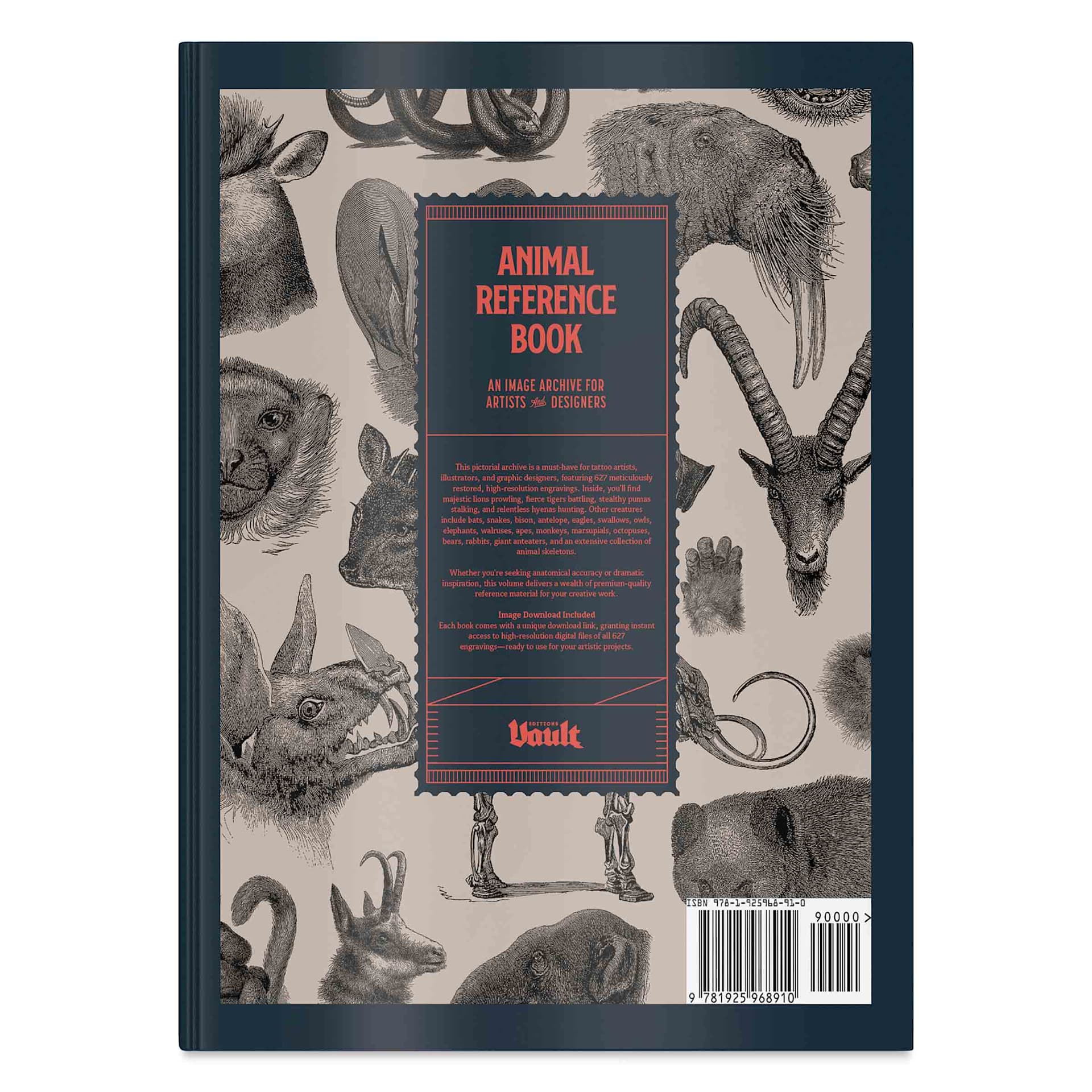 Vault Editions Animals: An Image Archive for Artists and Designers, back cover
