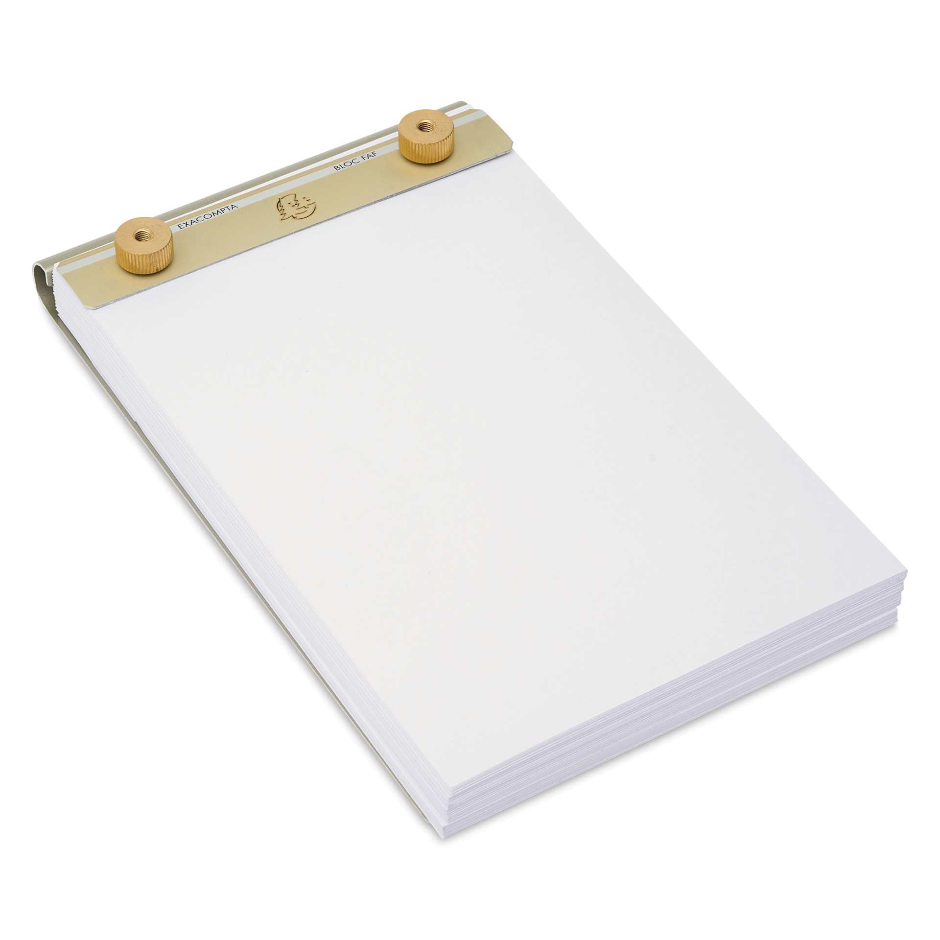 Exacompta FAF Desk Pad - 5-3/10" x 8-1/4", Blank, open