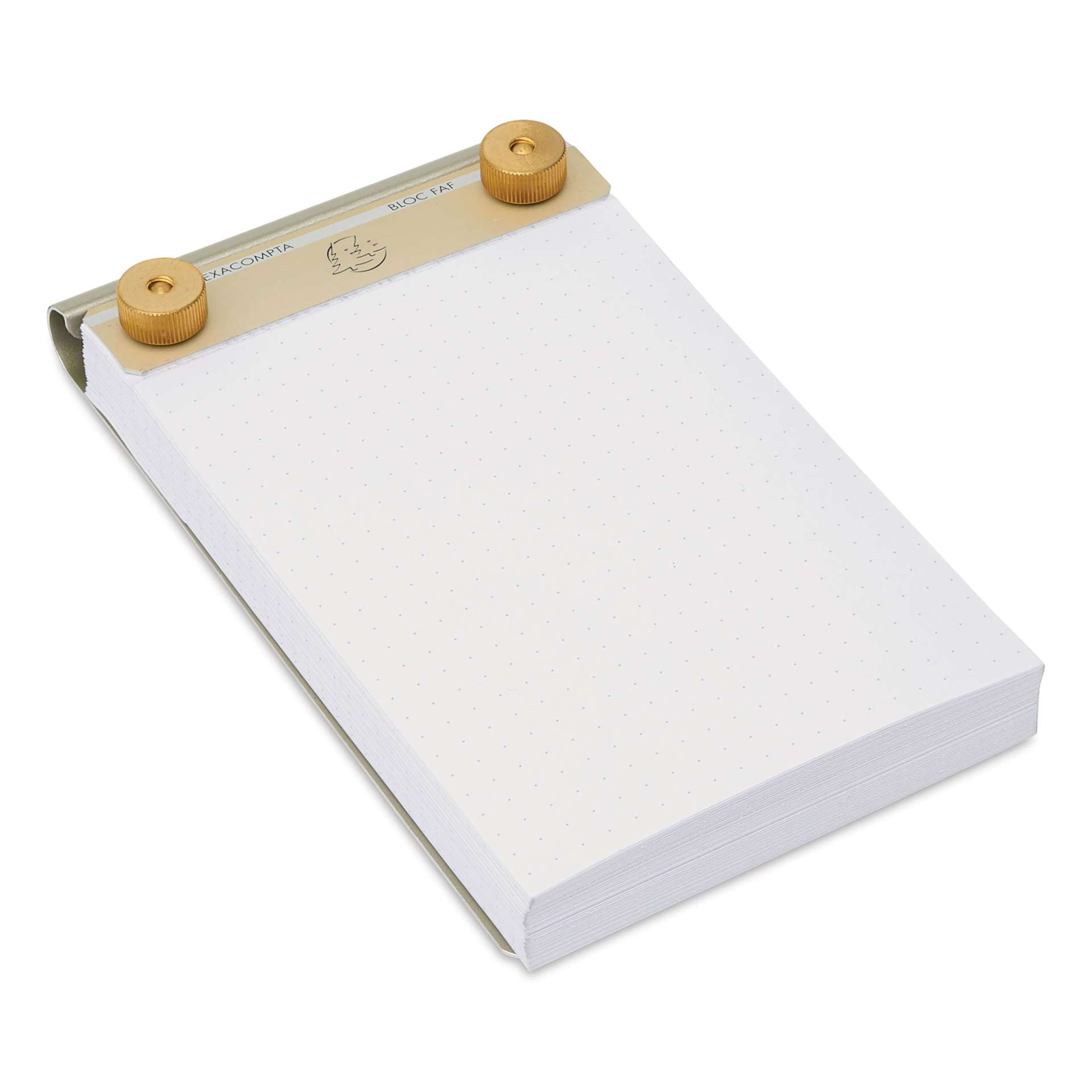 Exacompta FAF Desk Pad - 4" x 6-1/4", Dot Grid, open
