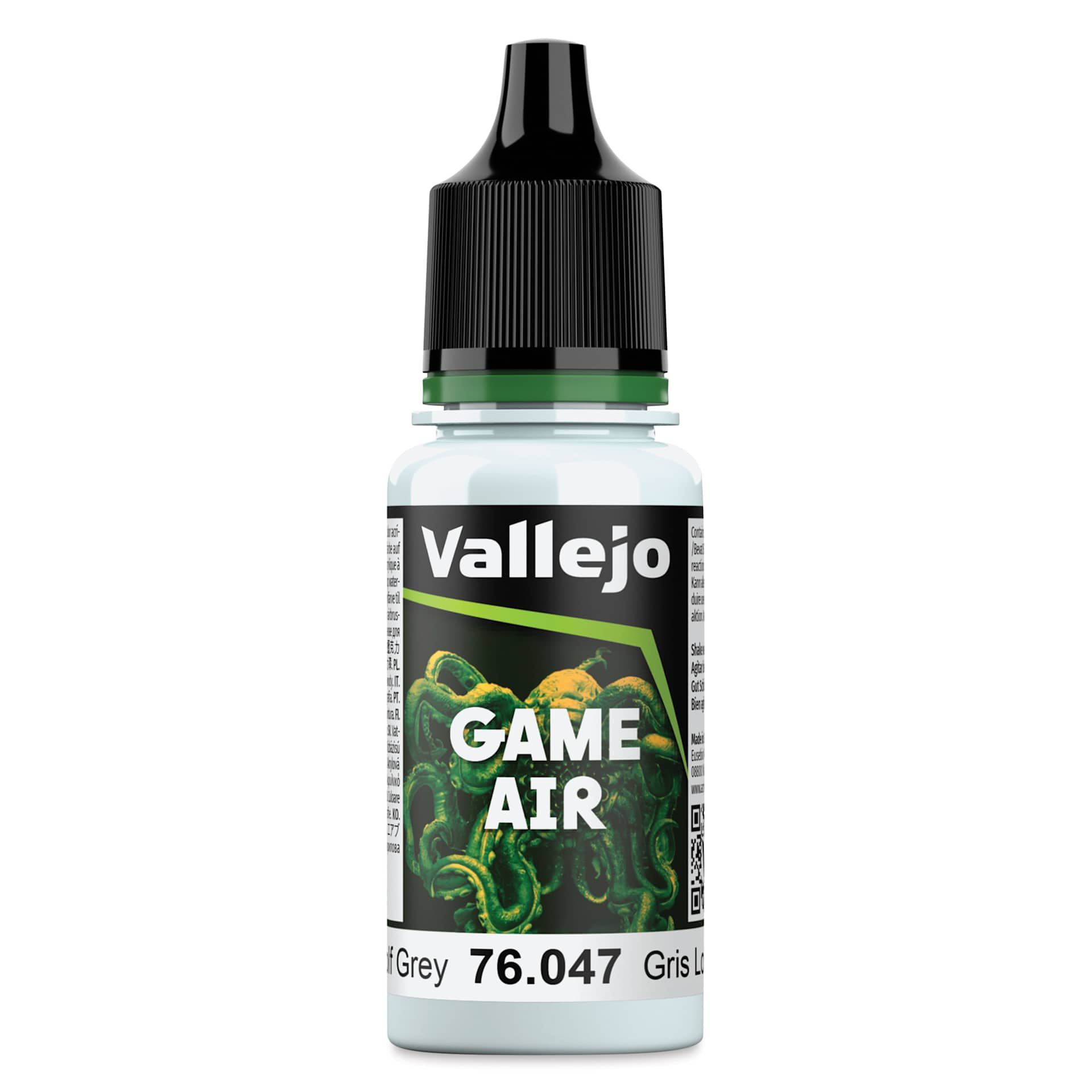 Vallejo Game Air Acrylic Airbrush Paint - Wolf Grey, 18 ml Bottle