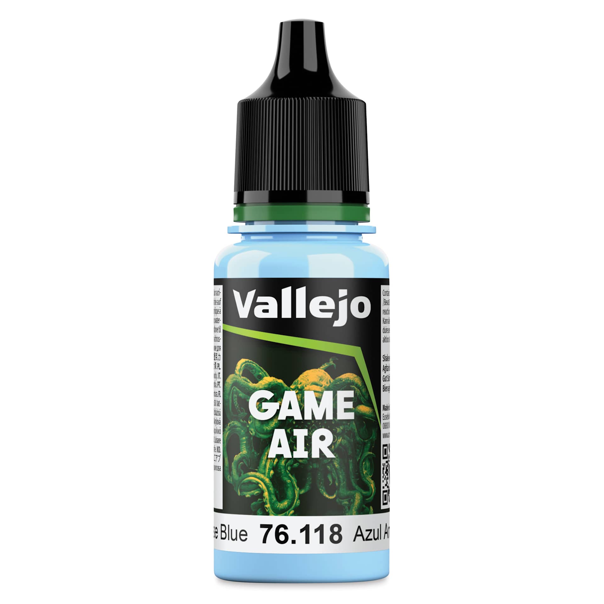 Vallejo Game Air Acrylic Airbrush Paint - Sunrise Blue, 18 ml Bottle