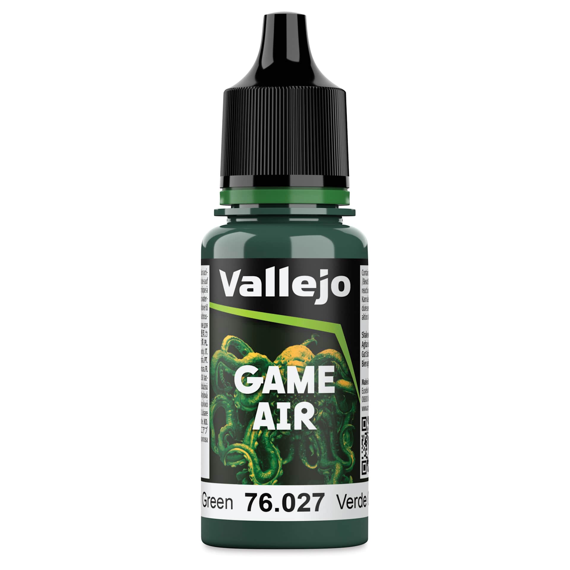 Vallejo Game Air Acrylic Airbrush Paint - Scurvy Green, 18 ml Bottle