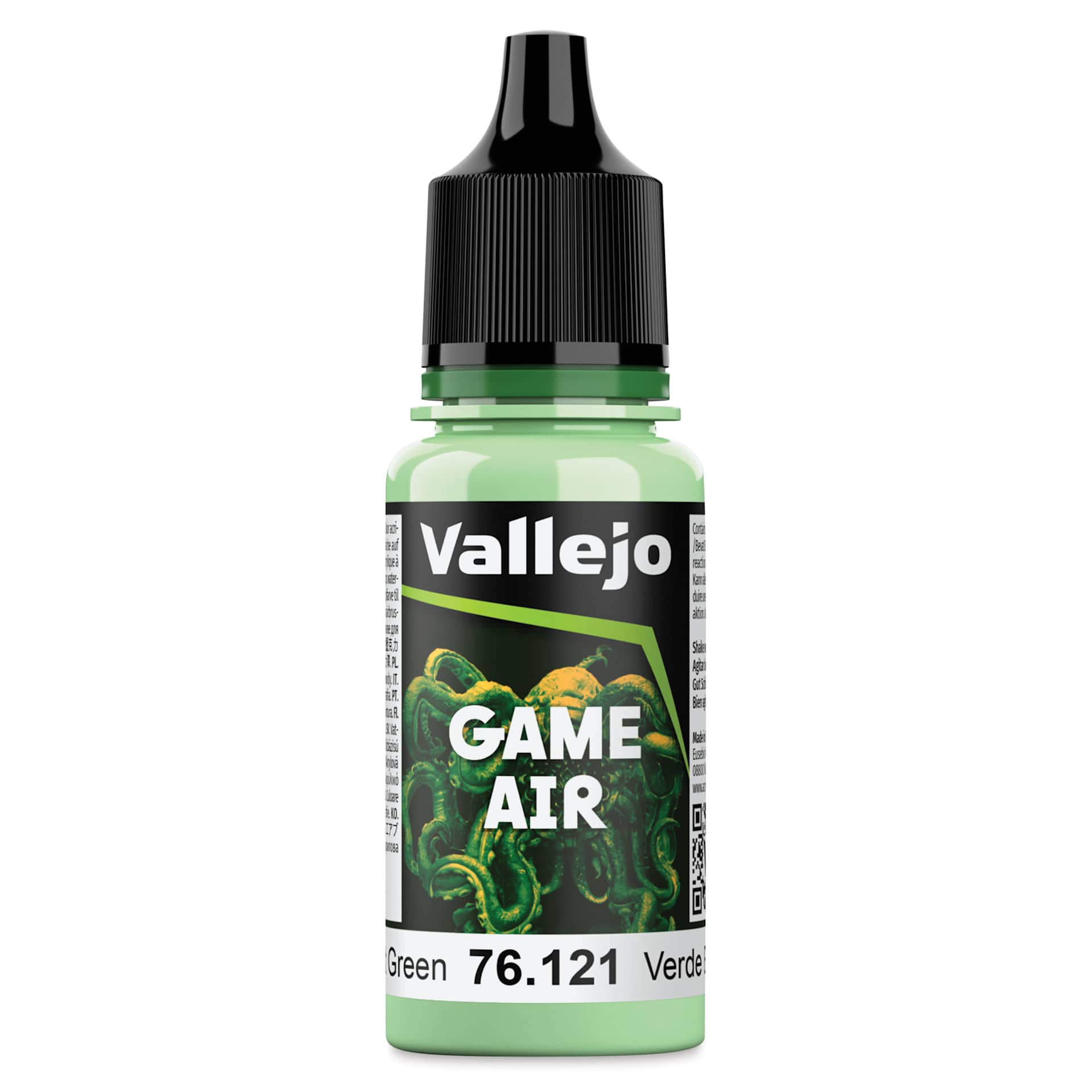 Vallejo Game Air Acrylic Airbrush Paint - Ghost Green, 18 ml Bottle