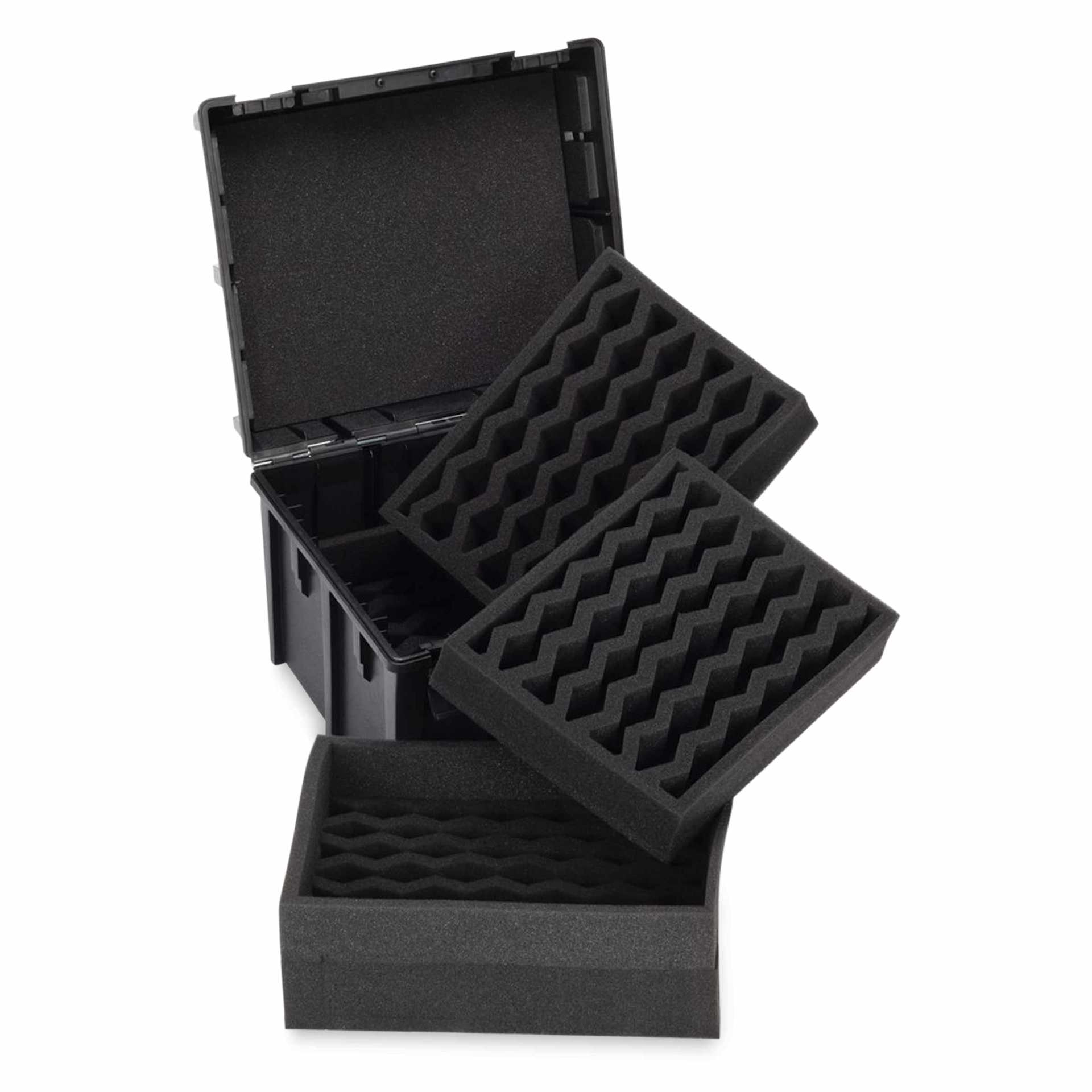 Warhammer Battle Figure Case - 32 cm x 22 cm x 26 cm, open with trays out