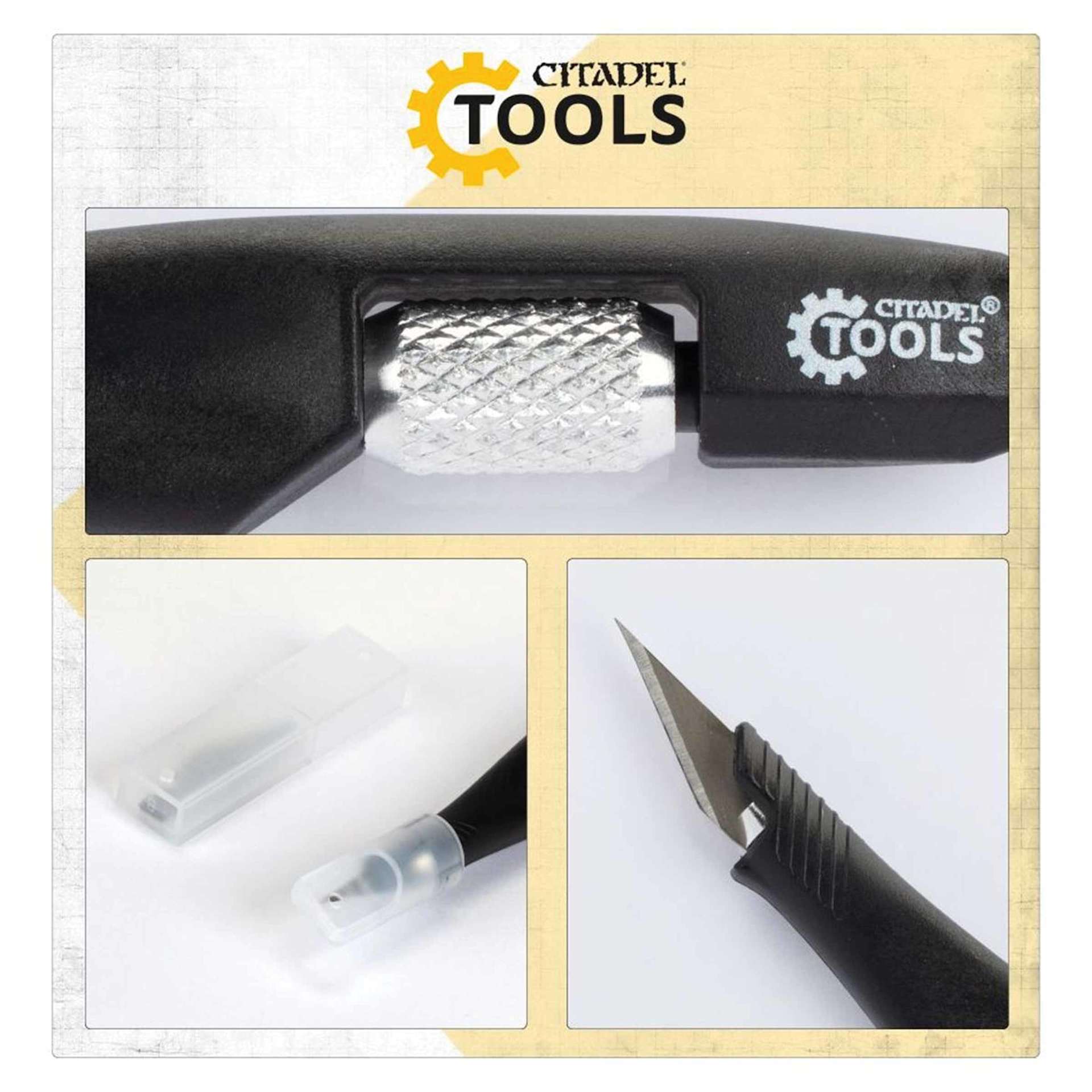Citadel Tools Knife - Set of 6 Blades close up showing features