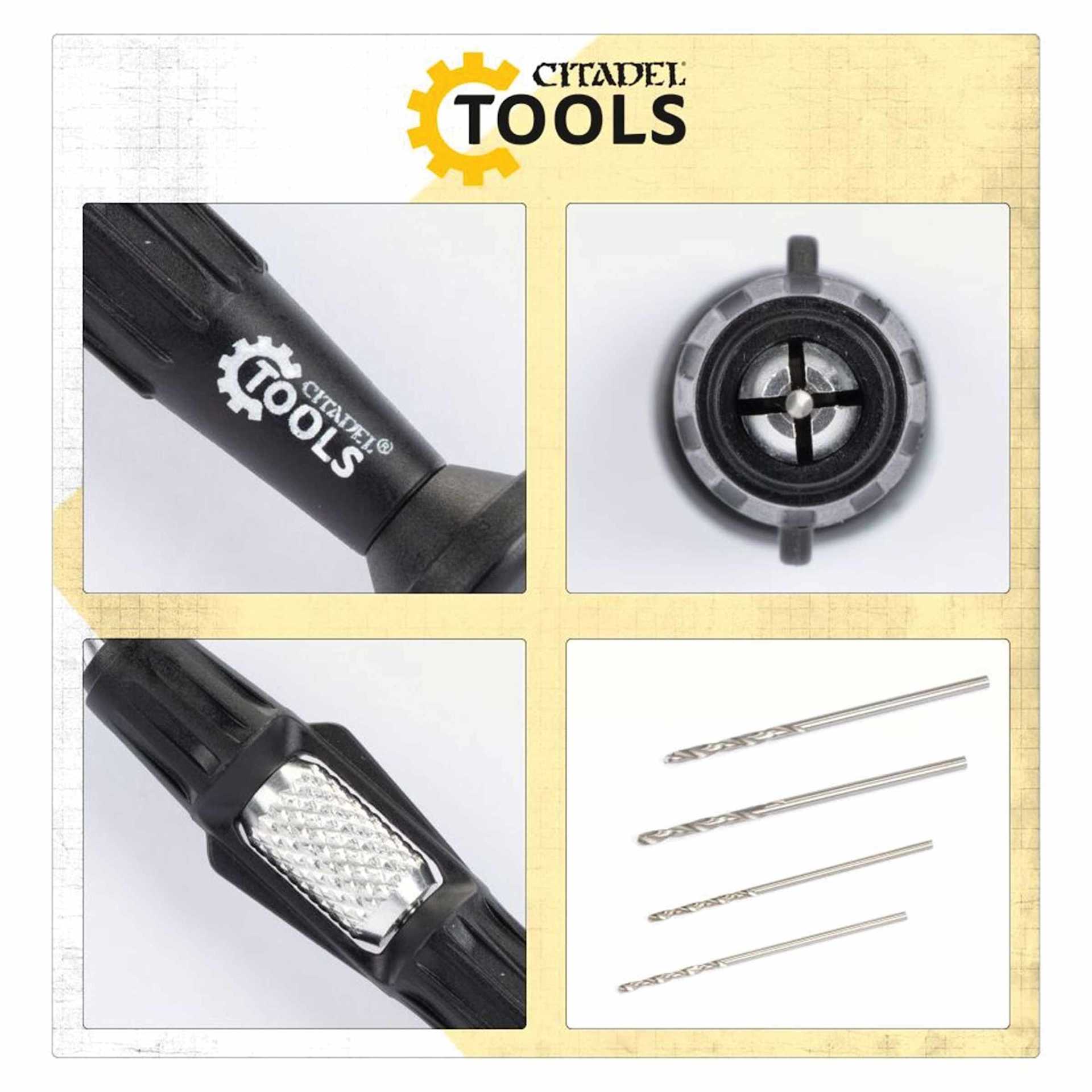 Citadel Tools Drill - Set of 4 Bits close up to show features