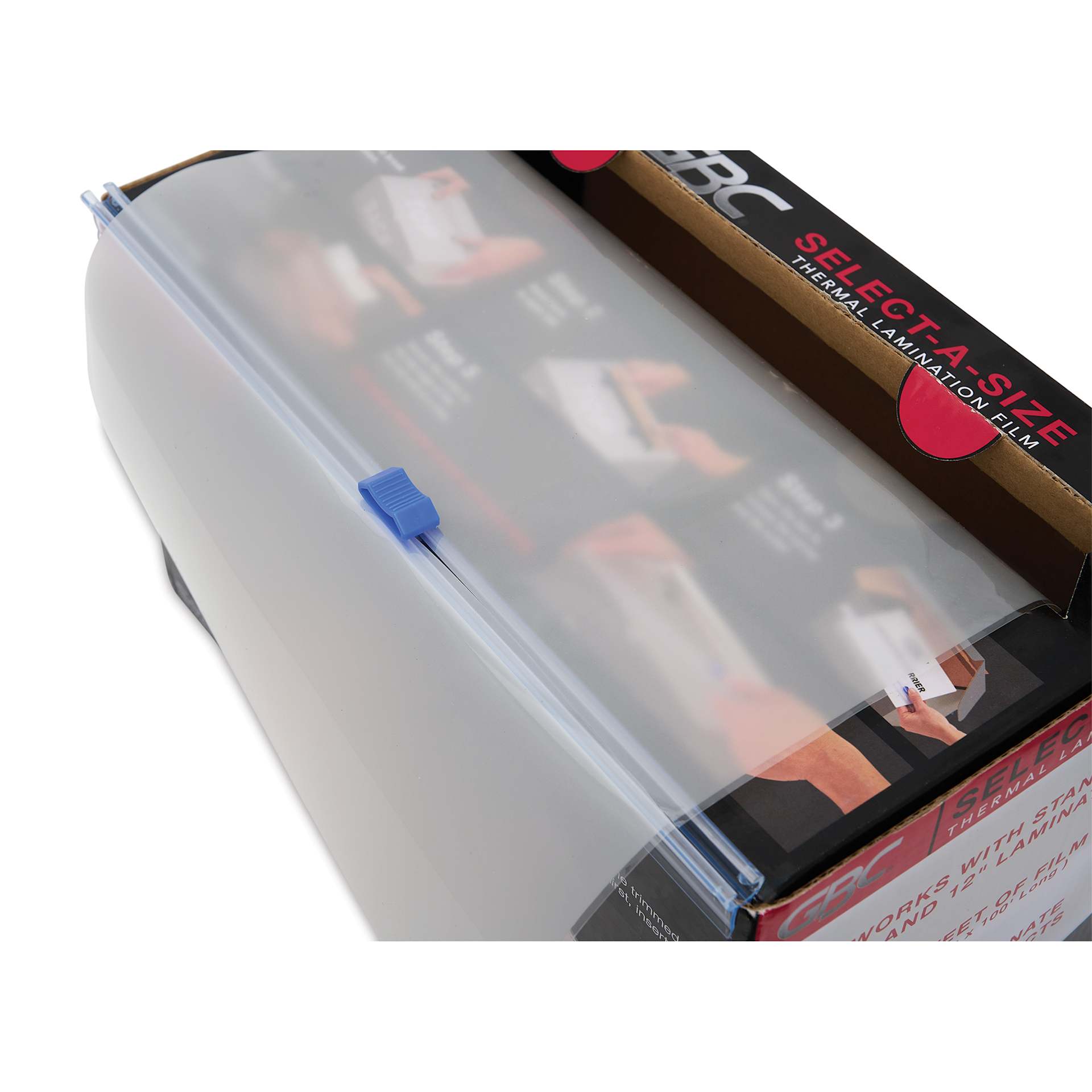 GBC Select-A-Size Thermal Lamination Film - 3 mil, 9" x 100' Roll cutting lamainate to size