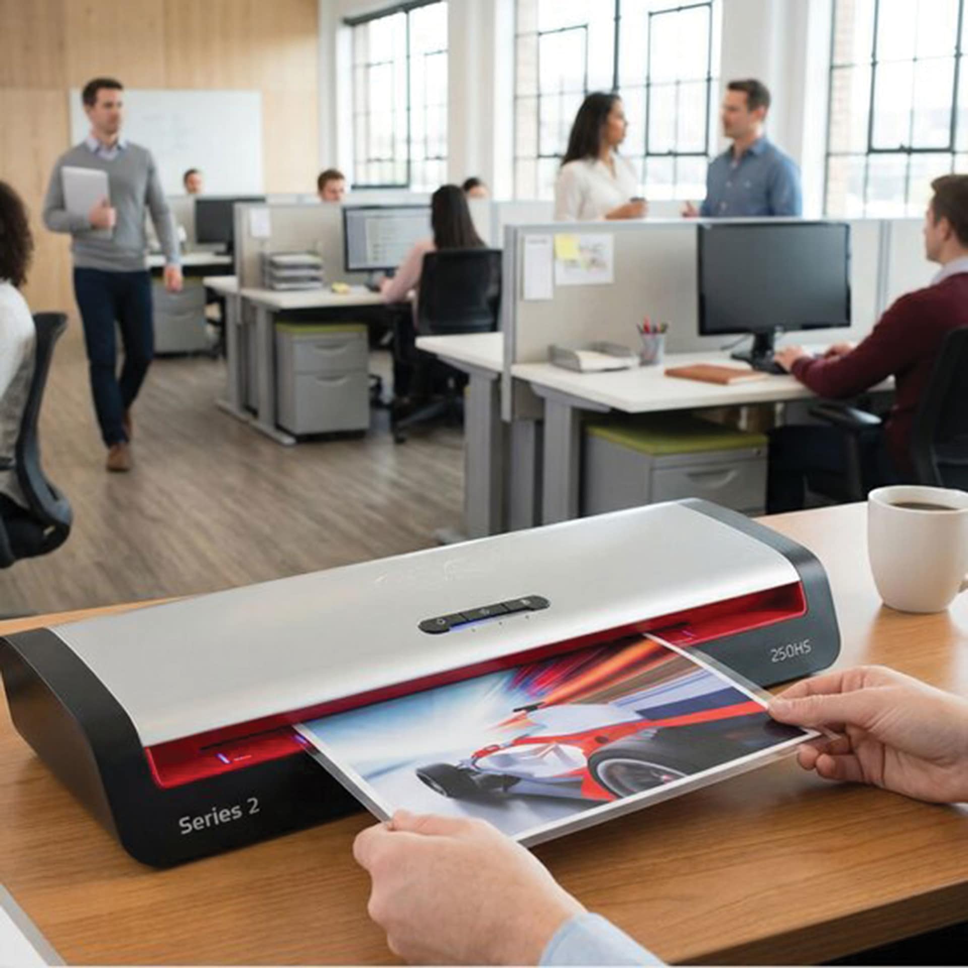 GBC 250HS Pouch Laminator laminating paper