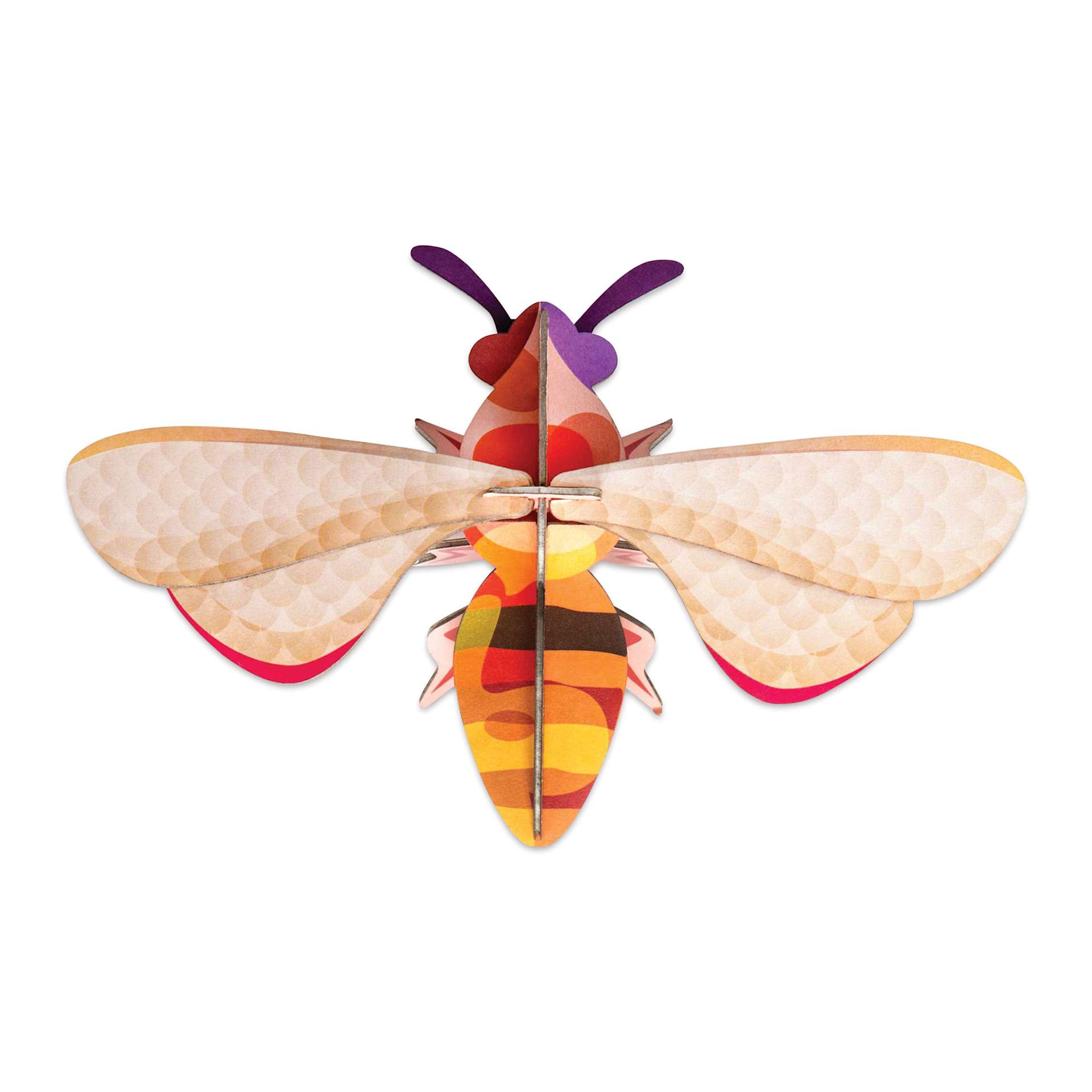 Studio Roof 3D Wall Decoration - Honey Bee, assembled piece