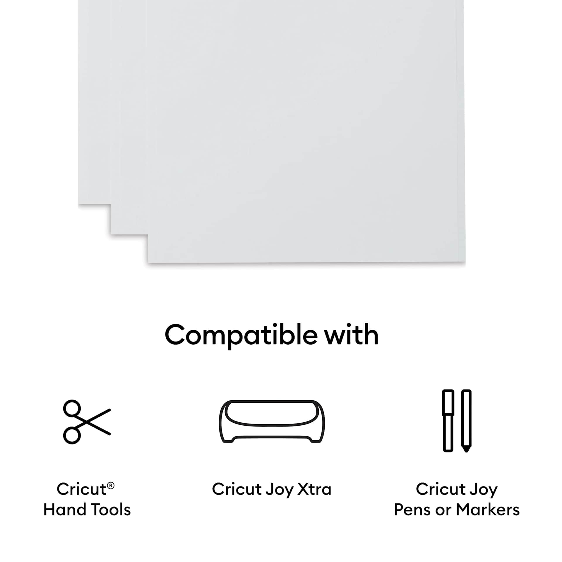 Cricut Joy Xtra Permanent Smart Label Writable Vinyl Sheets compatible with