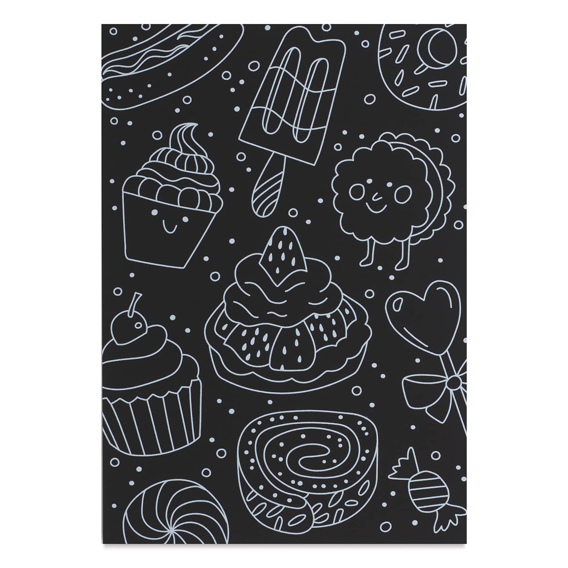 Rico Design Paper Poetry Scratch Paper Pads - Motifs, A5 - desserts