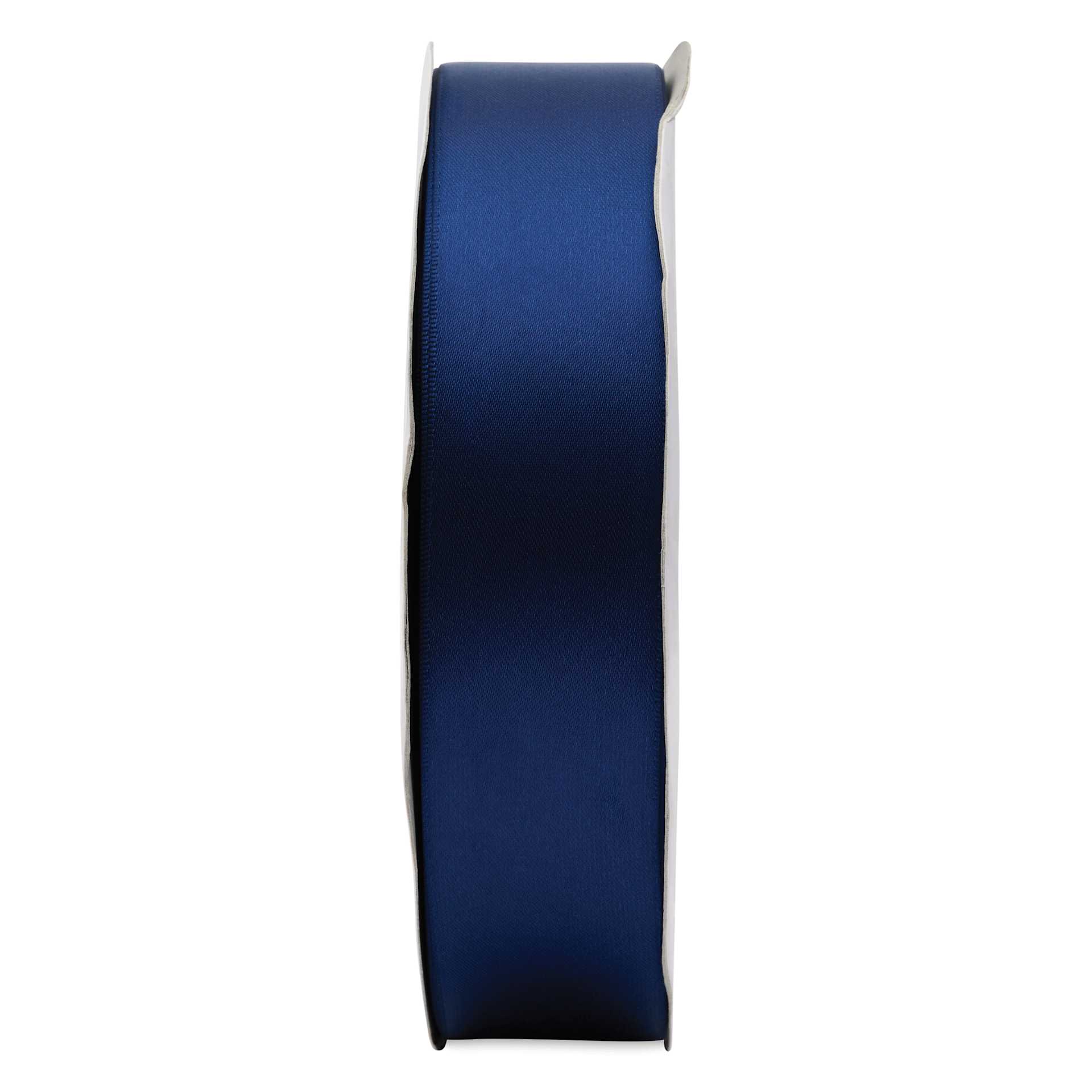 Morex Recycled Double Faced Satin Ribbon - Navy, 1-1/2" x 100 yd