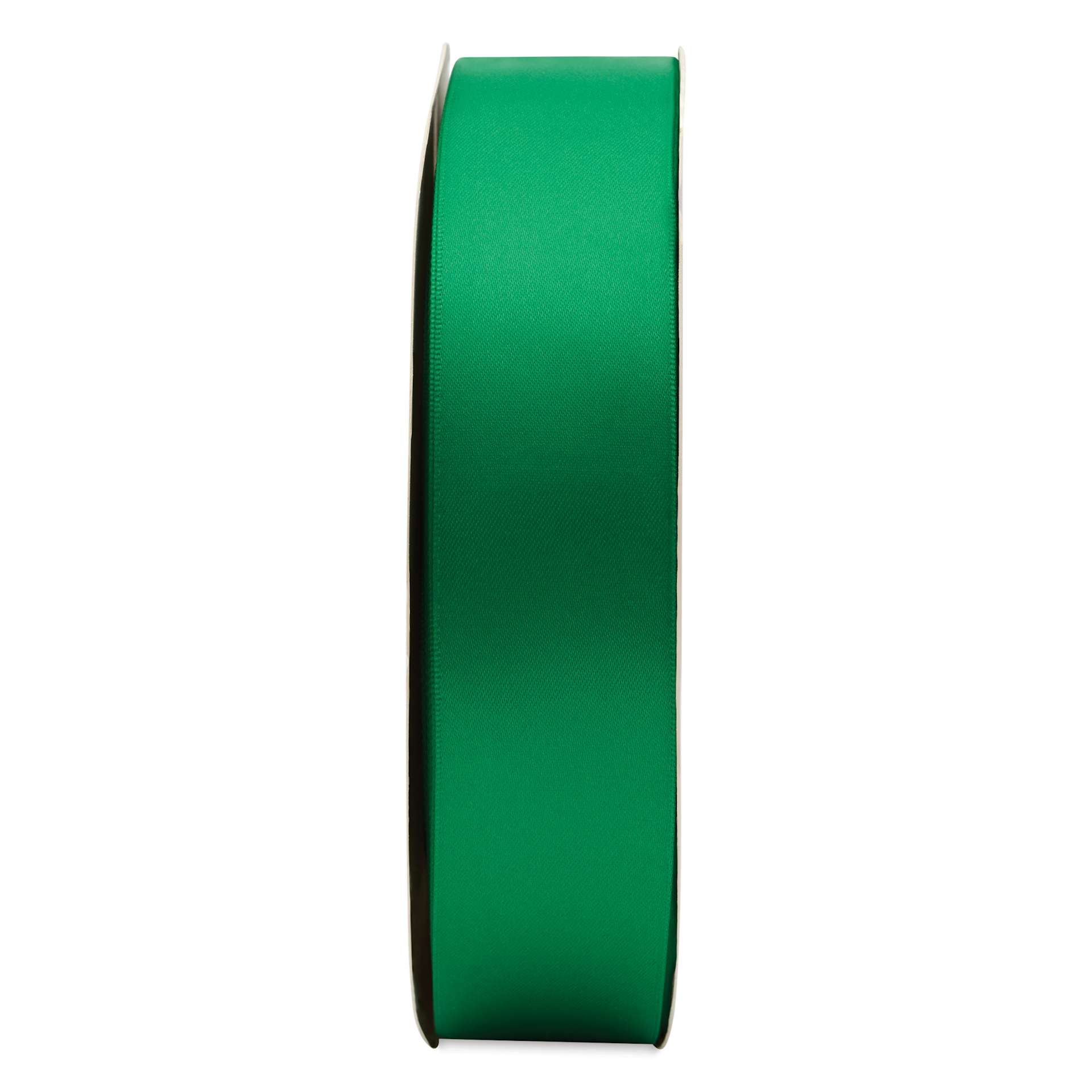 Morex Recycled Double Faced Satin Ribbon - Emerald, 1-1/2" x 100 yd