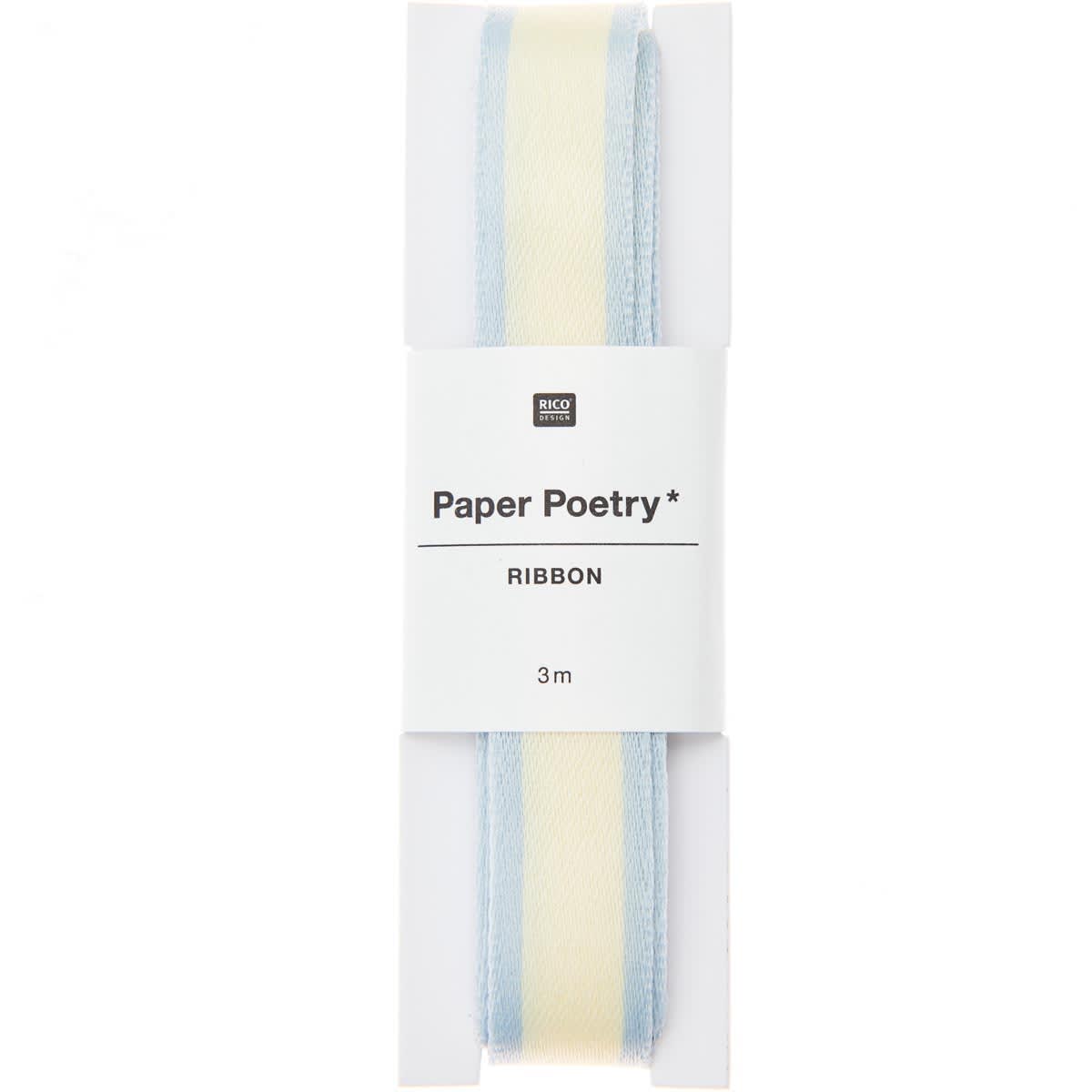 RIBBN STRP 16MMX3M YELLOW/SAGE
