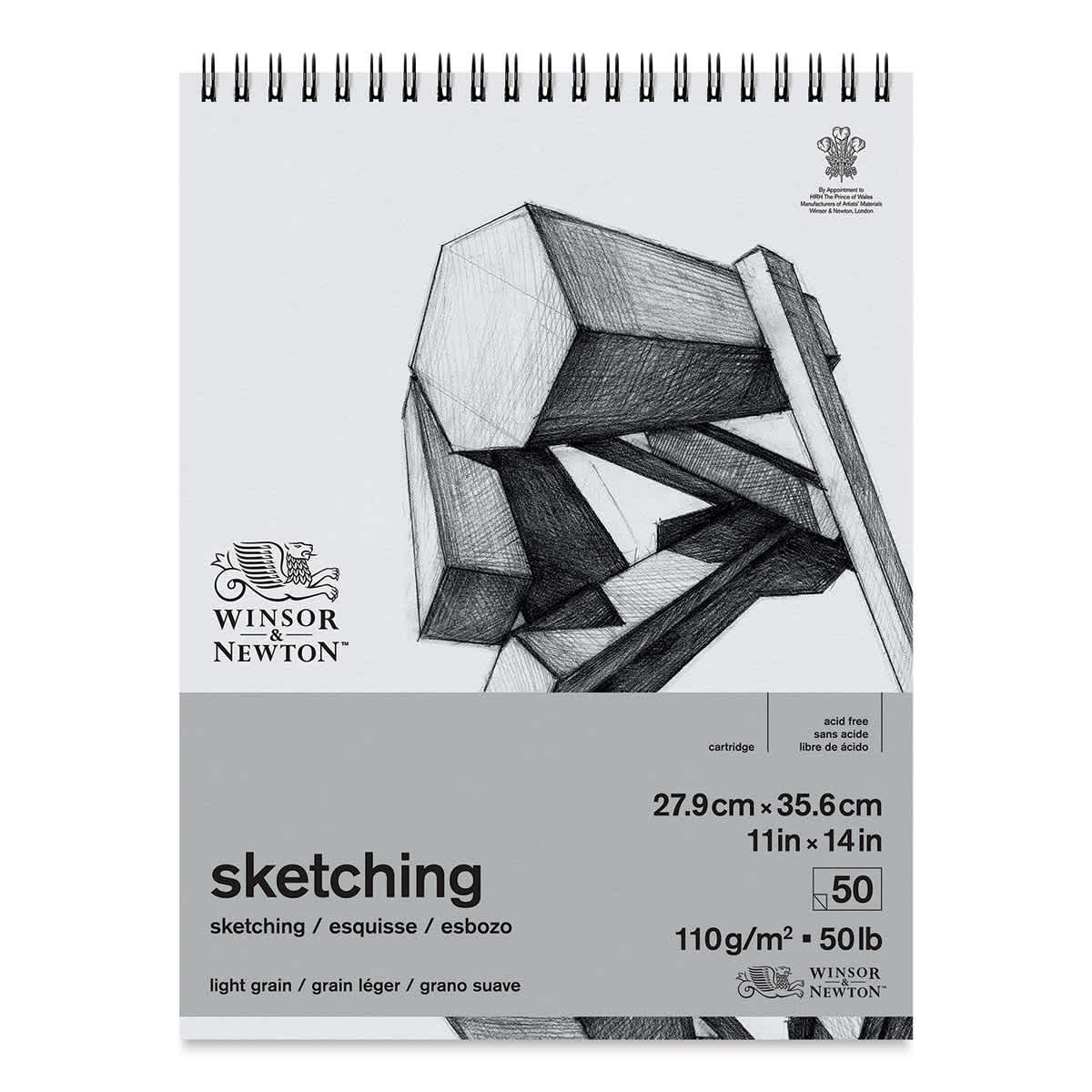 Winsor & Newton Wirebound Sketching Pad - 11" x 14" (front cover) Winsor & Newton Wirebound Sketching Pad - 11" x 14" (front cover)