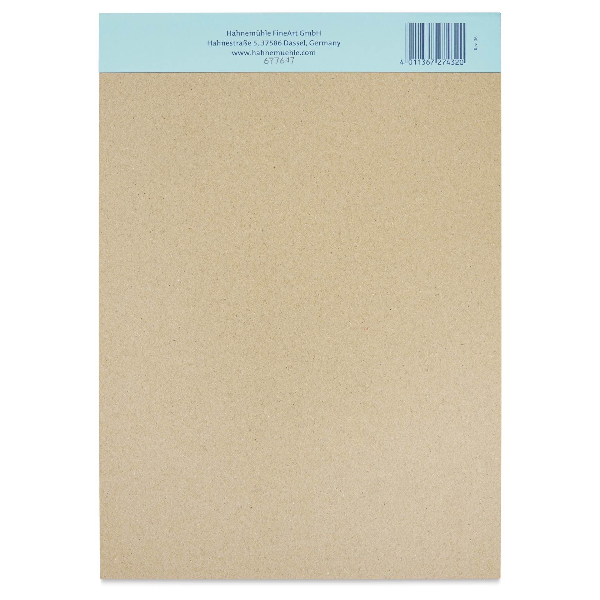 Hahnemühle Skizze Gluebound Sketch Pad - 8.27" x 11.69", 50 Sheets, 190 gsm, back cover