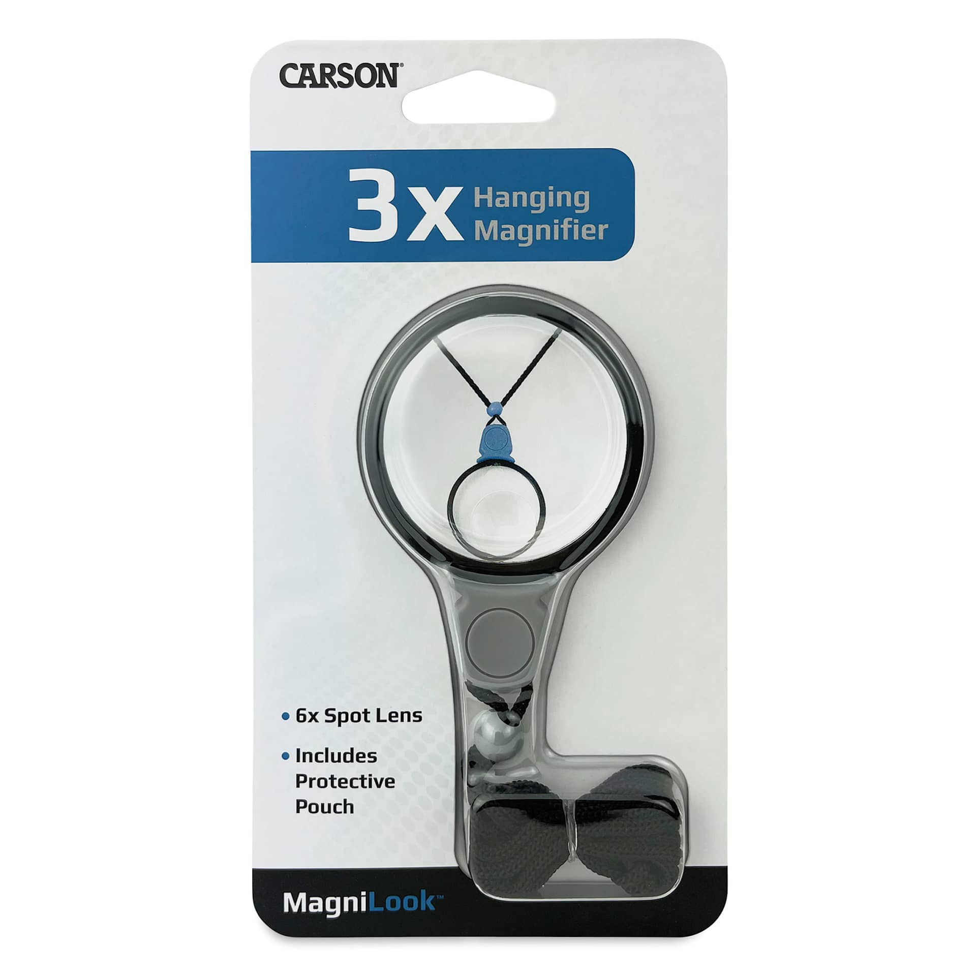 Carson MagniLook Pendant Magnifier front of packaging