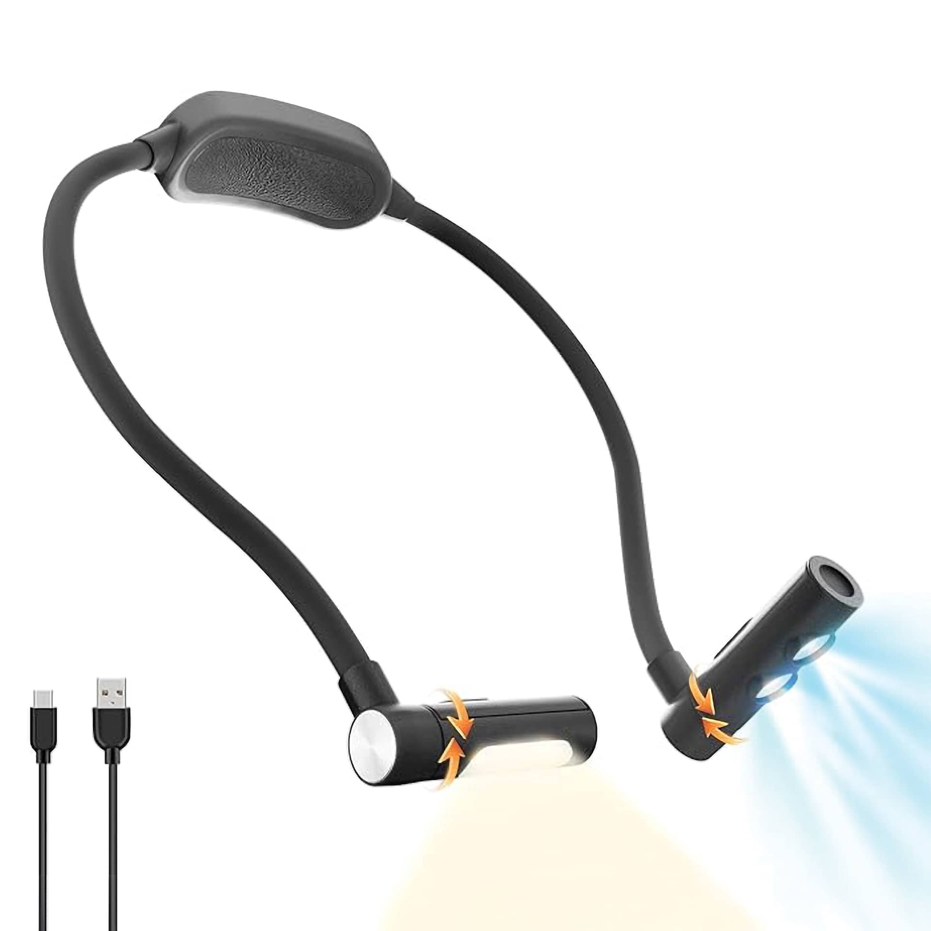 Daylight DuoNeck Go Lamp with charging cable