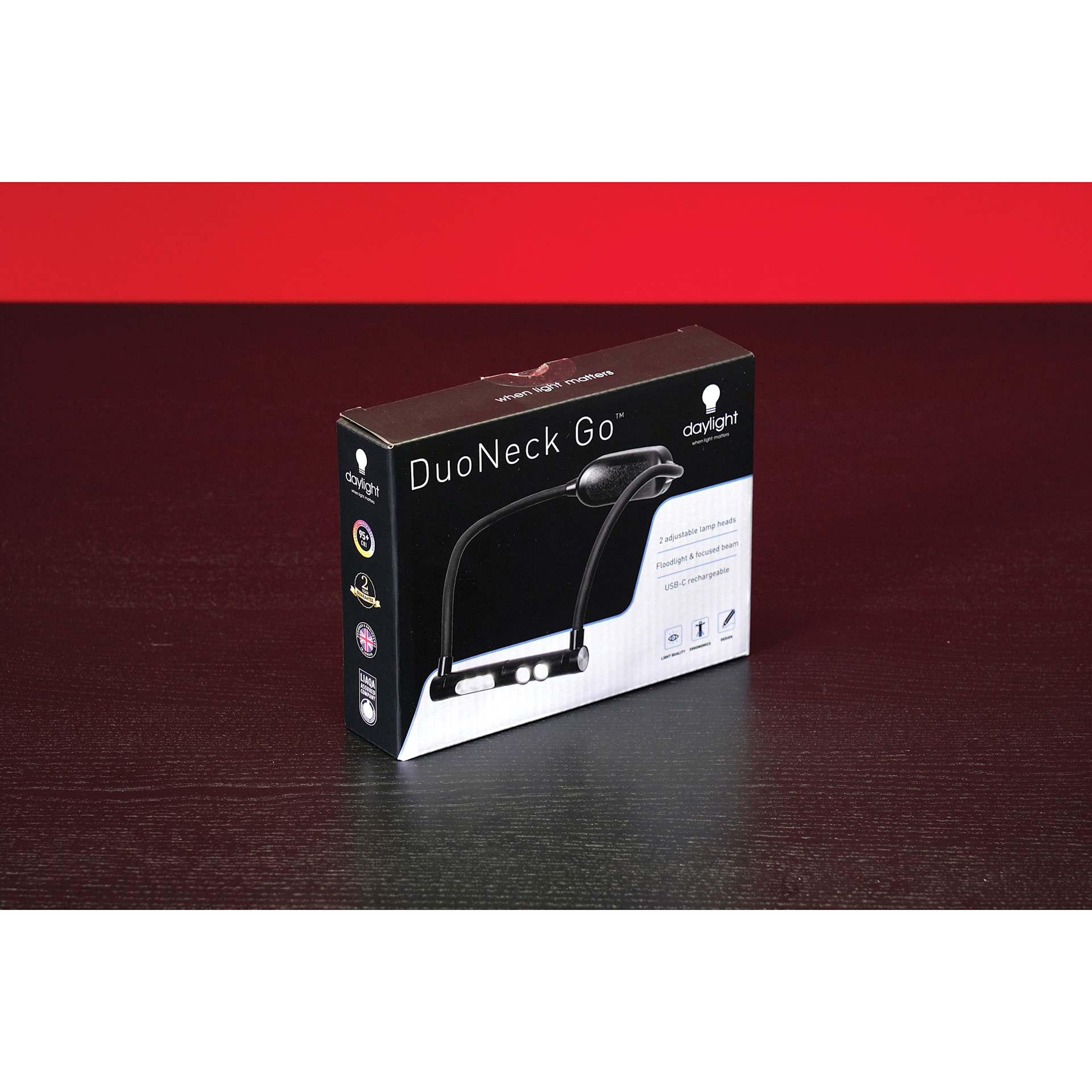 Daylight DuoNeck Go Lamp front of packaging
