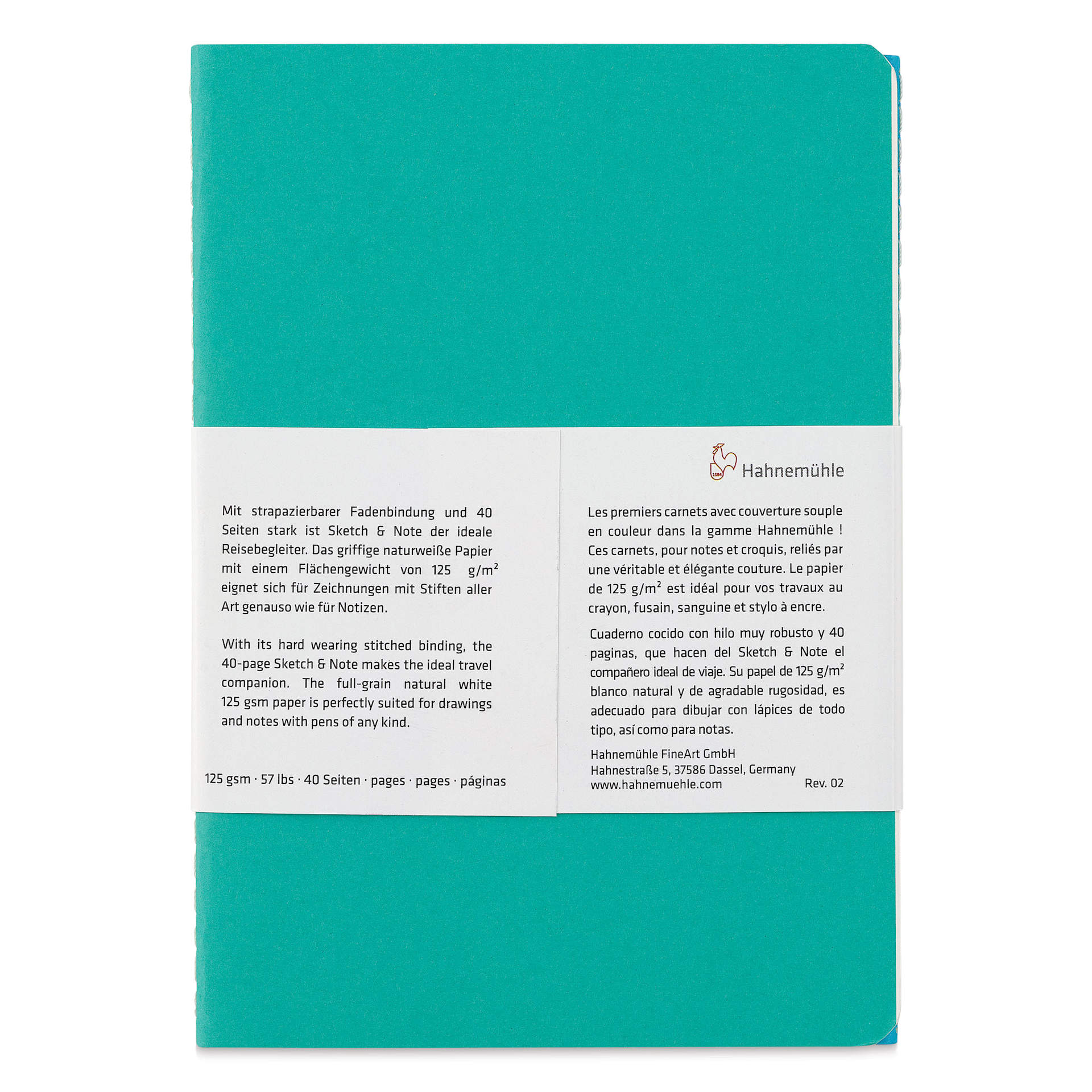 Hahnemühle Sketch and Note Booklets - Back of the Green, 4.13" x 5.83" booklet