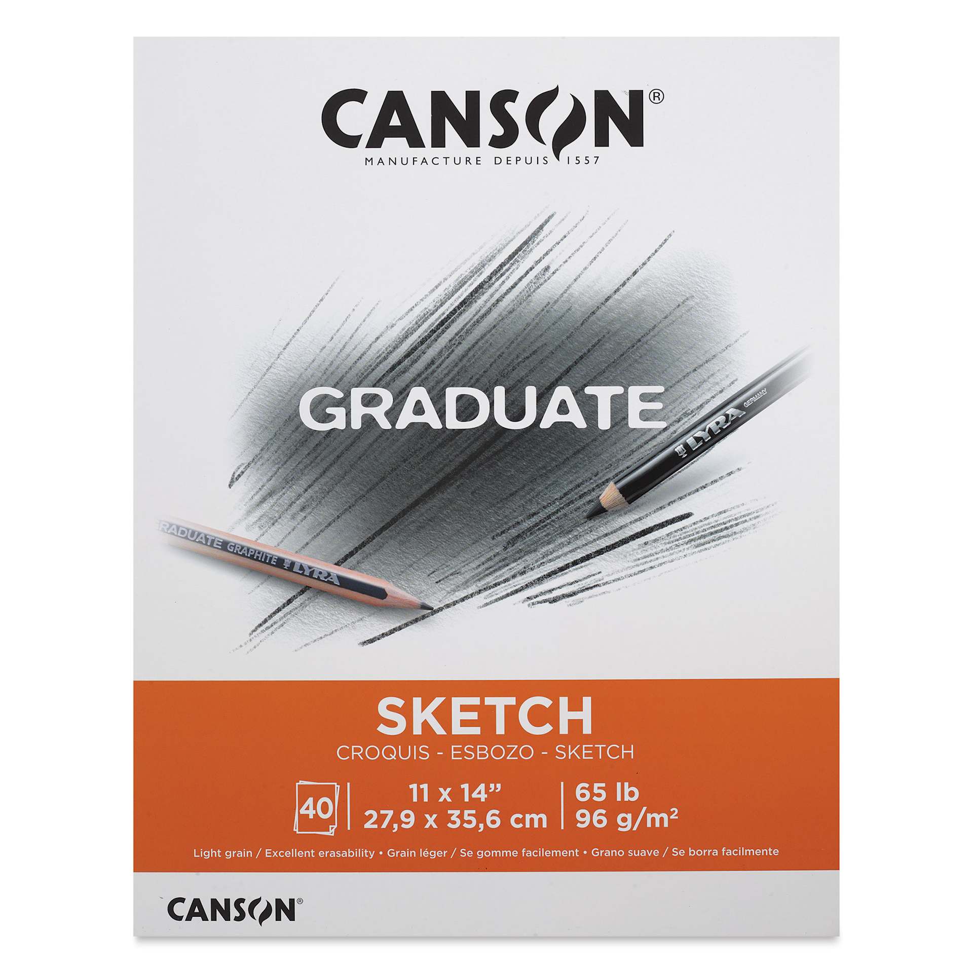 Canson Graduate Sketch Pad - 11" x 14", front cover