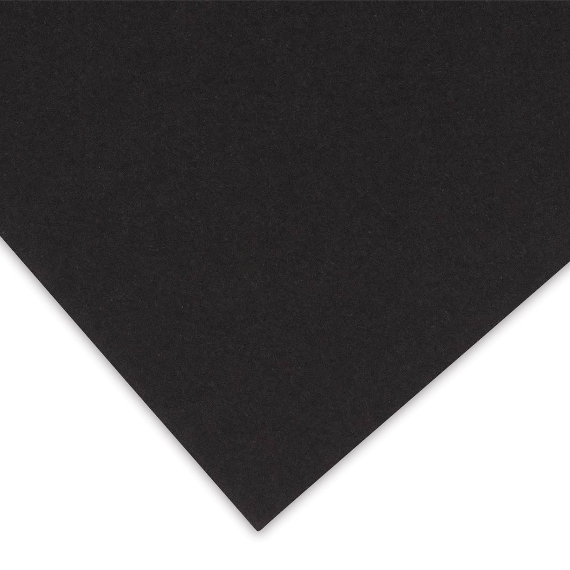 Canson Graduate Black Mixed Media Pad, close-up of a single sheet