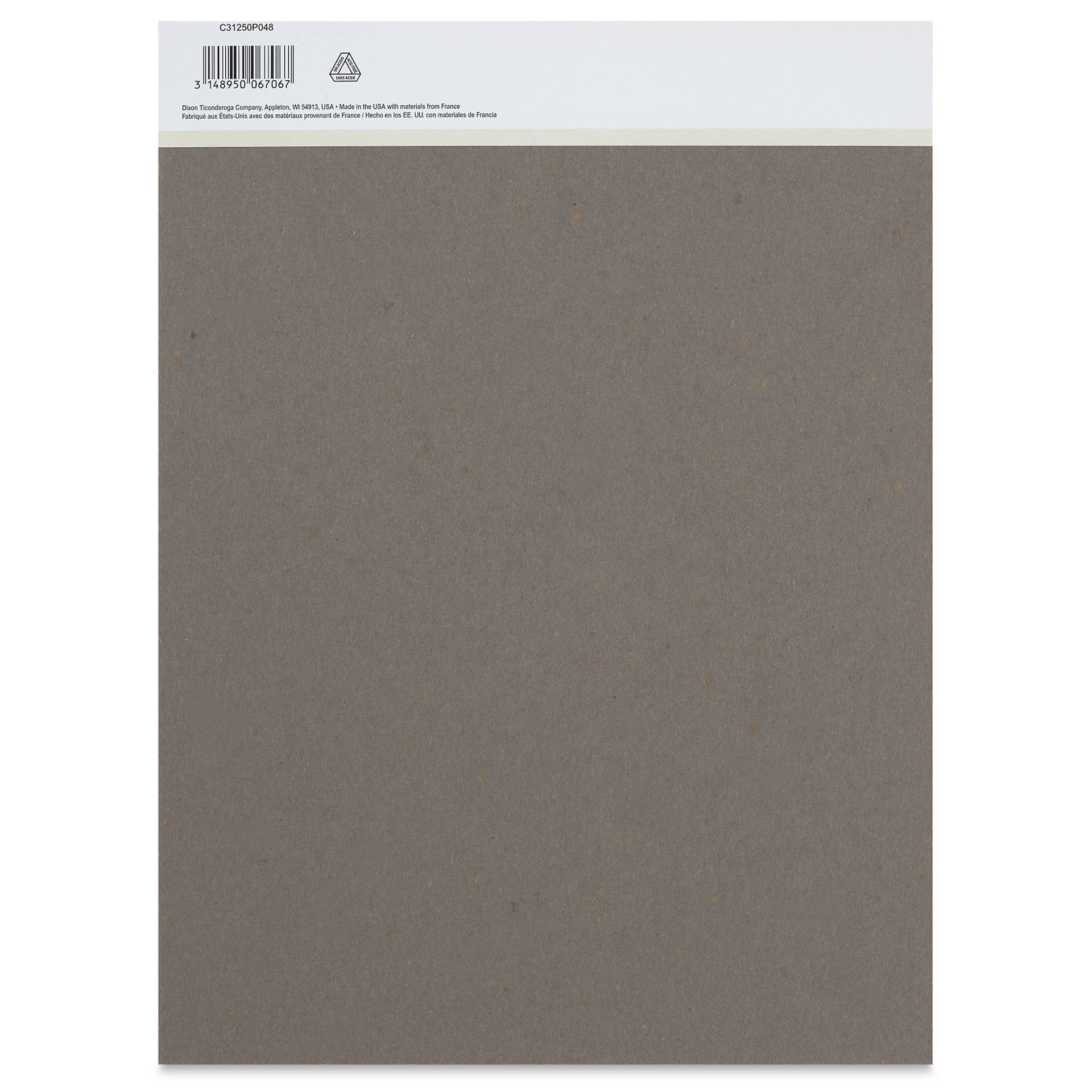 Canson Graduate Toned Mixed Media Pad - Natural, 9" x 12", back cover