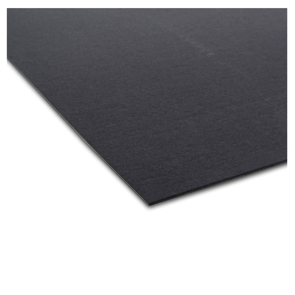 Art Alternatives Super Black Presentation and Mounting Board - 8" x 10", 14 Ply, Black close up of corner