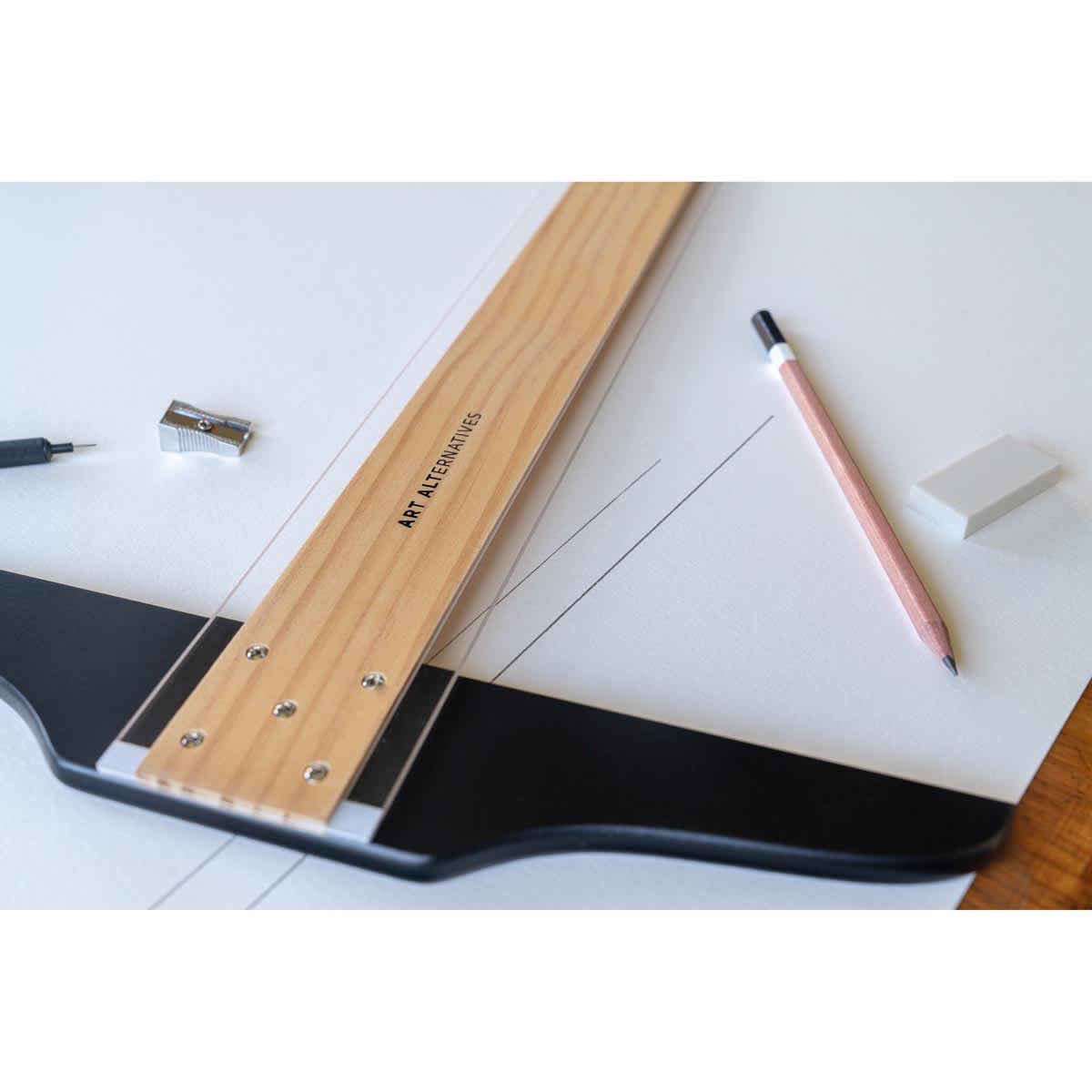 Art Alternatives Wooden Acrylic Edged T-Square, 36"