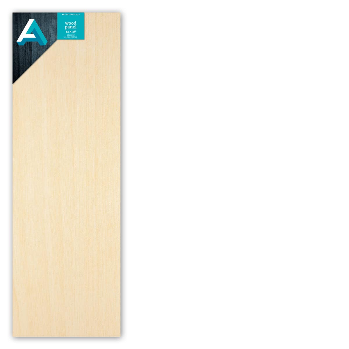 Art Alternatives Classic Wood Panel, Gallery, 1.5 in Profile, 12 in x 36 in