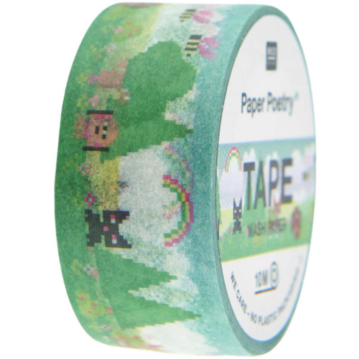 Washi Tapes Pixel Landscape - Blue